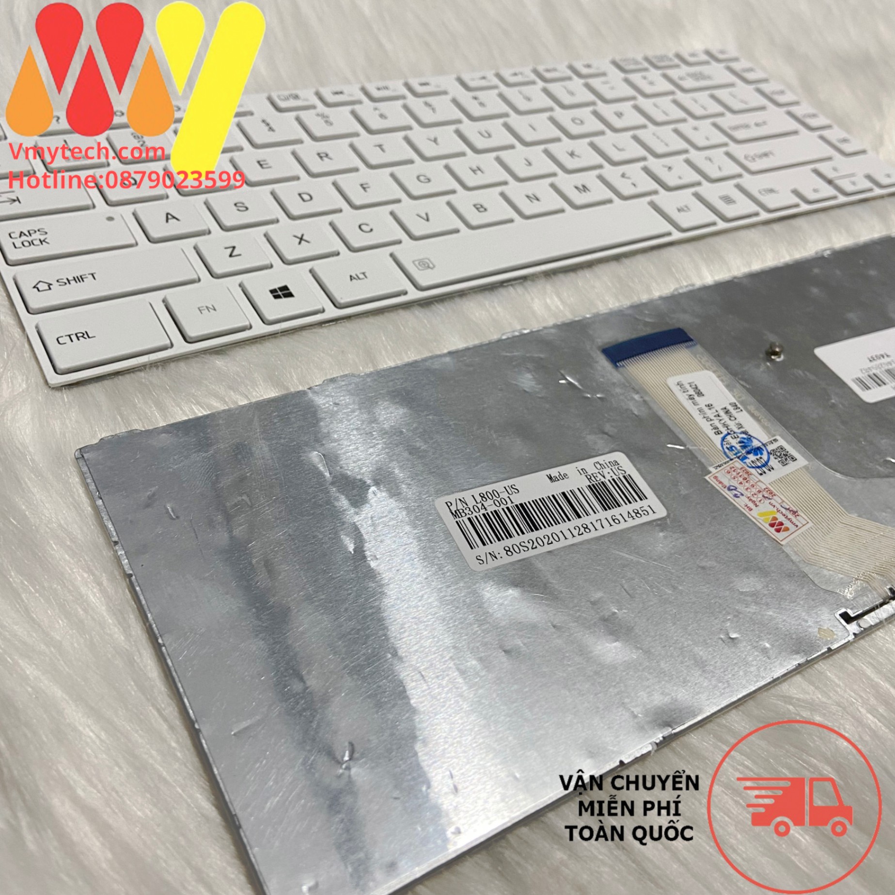 Bàn Phím laptop Toshiba Satellite M840 L845 P800 P840 P845 P840T P845T Màu Trắng