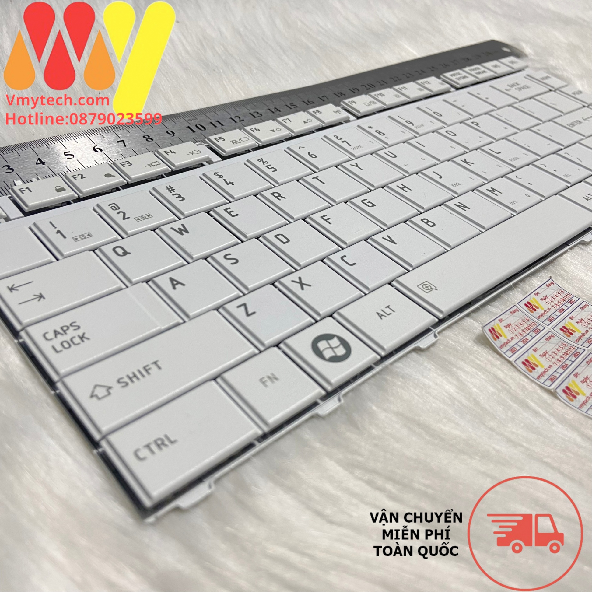 Phím Laptop Toshiba L200 L201, L202, L203, L205, L210, L215 trắng