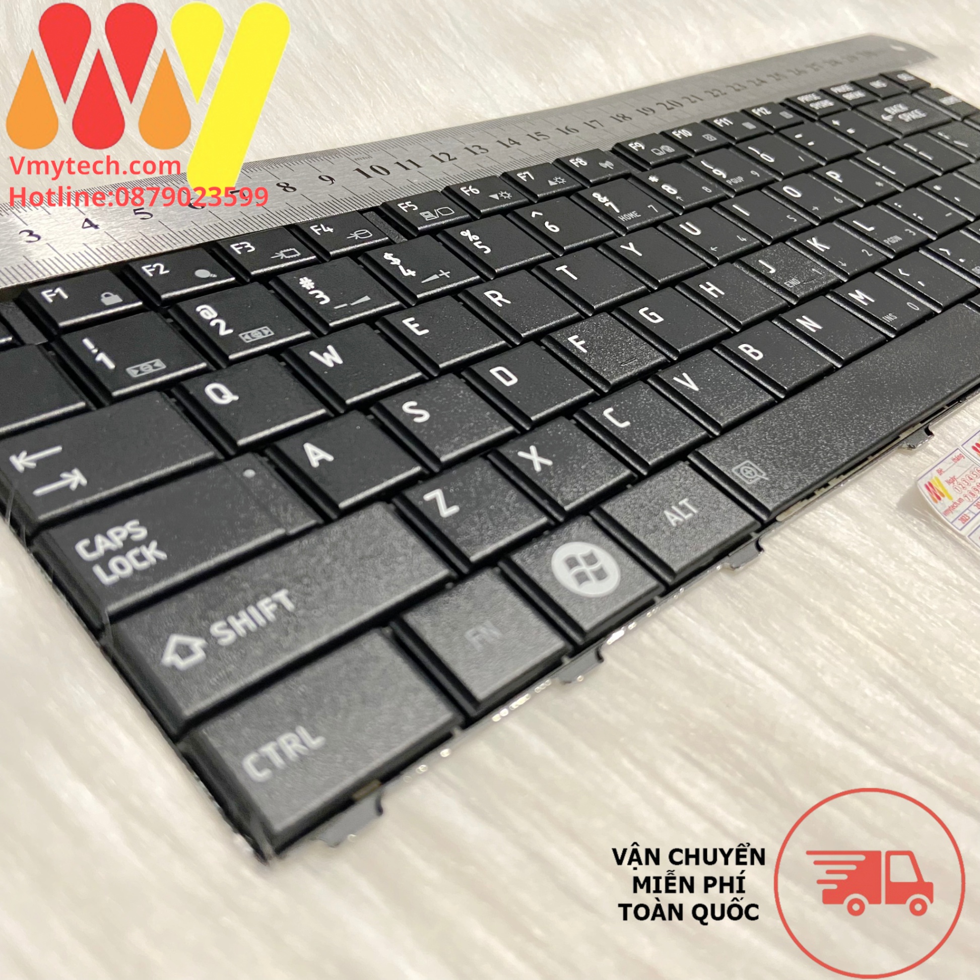 Bàn Phím Laptop Toshiba Satellite C600 C630 C640 C645 màu đen