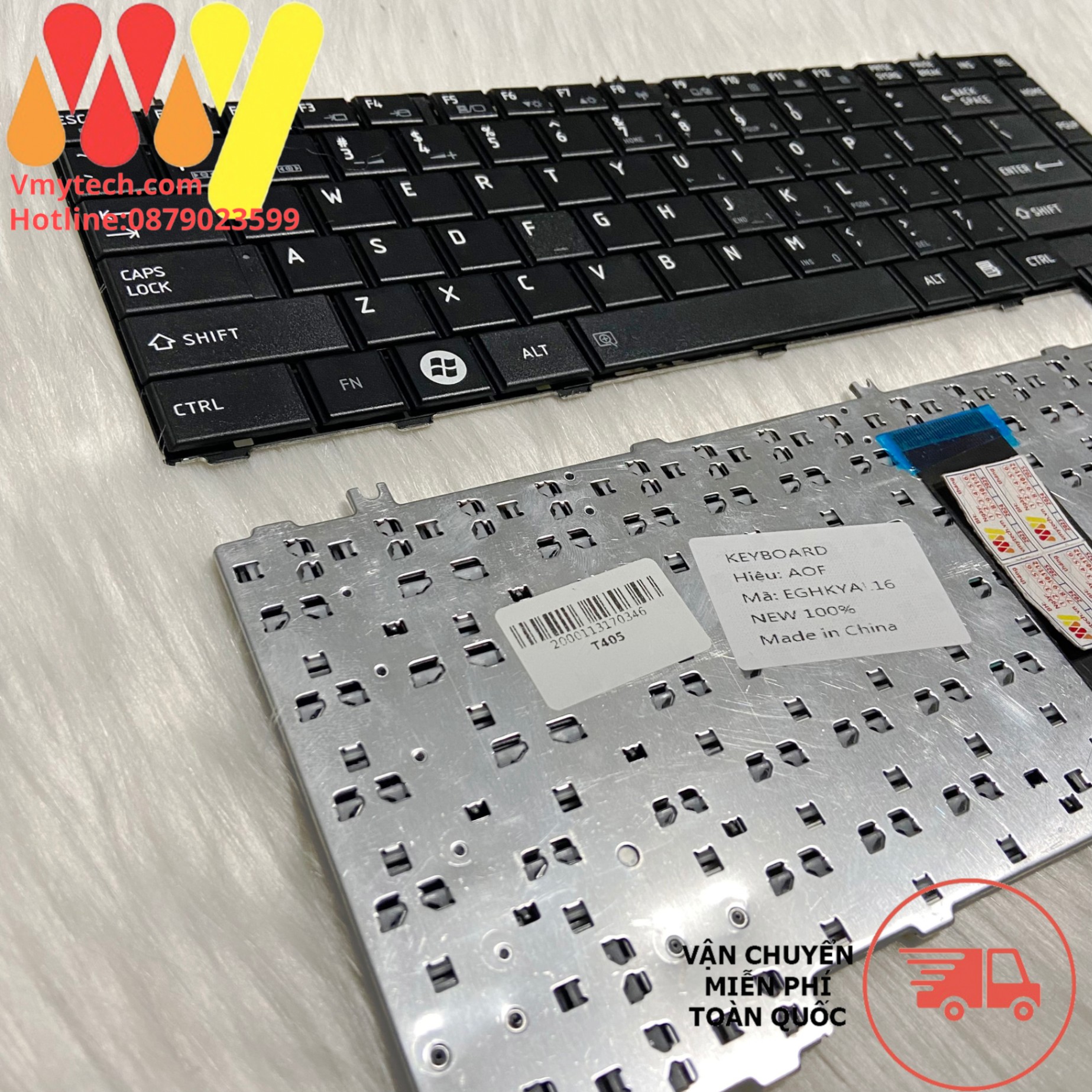 Bàn Phím Laptop Toshiba Satellite C600 C630 C640 C645 màu đen