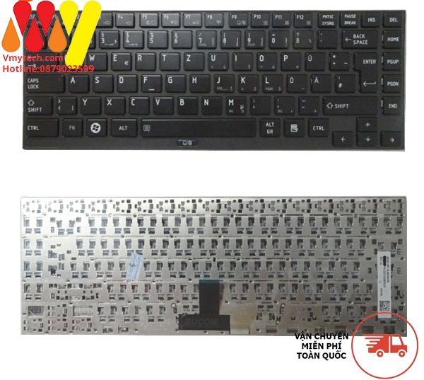 Bàn Phím Laptop Toshiba Portege R700 R731 R705 R830 R835 R930 R935 N860-7886-T001