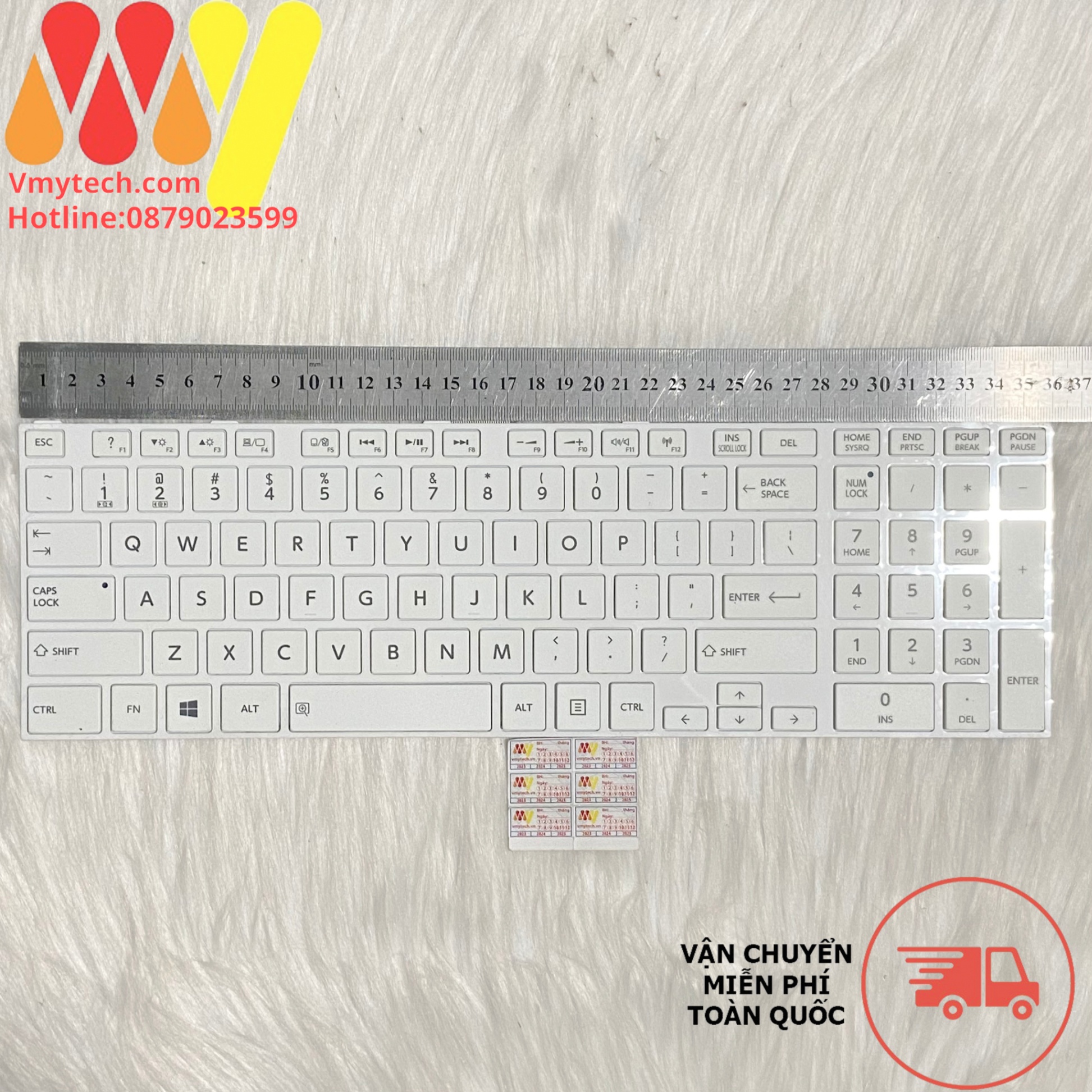 Phím laptop Toshiba L50 L50-A C50 C50D C50-A C55D L70 L75 C70 C75 S50 S55 C70 C70-A C70D C75 C75D L75 Trắng