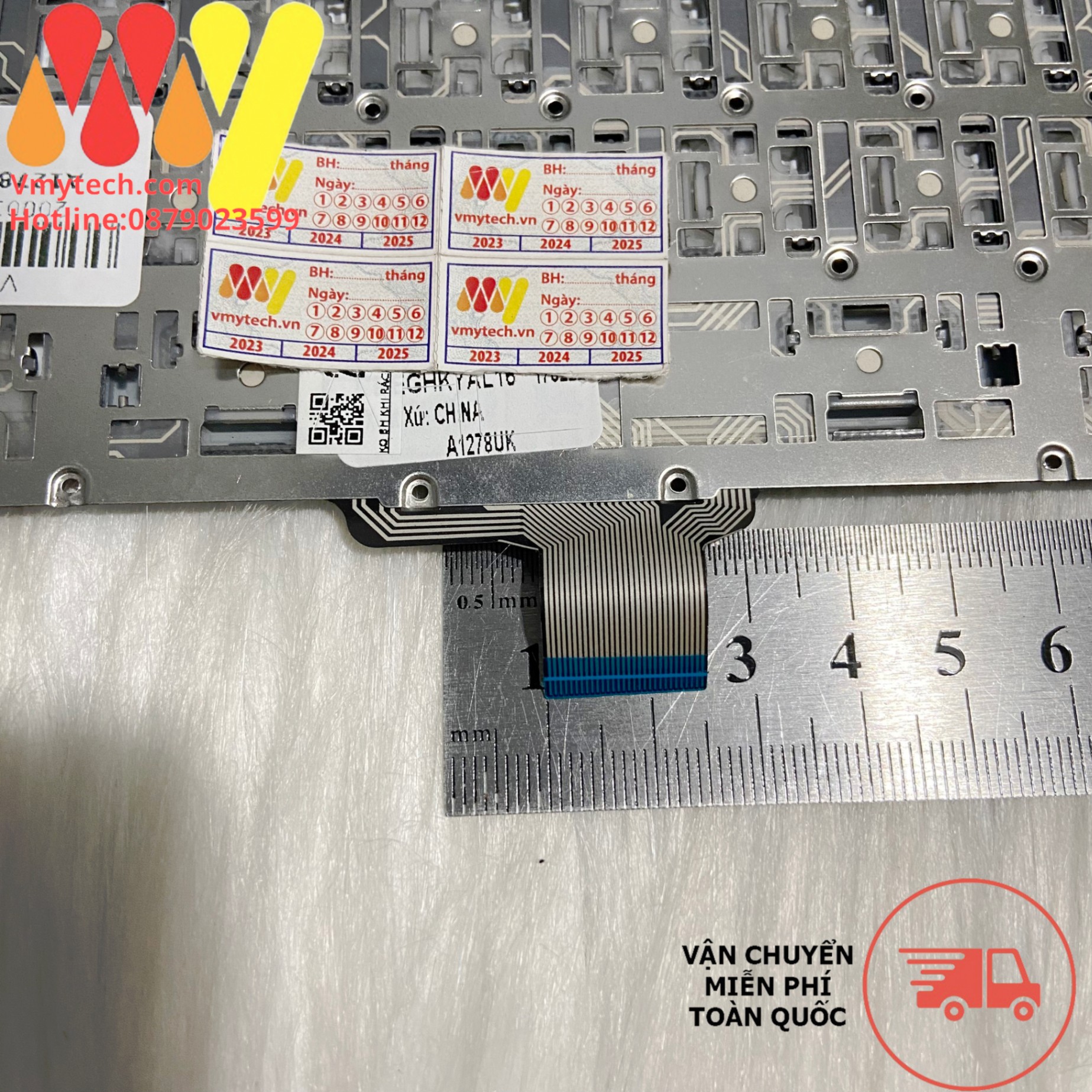 Bàn phím laptop Macbook Pro 13″ 2010 2011 2012 A1278 MB466 MB467 MB990 MB991 MC374 MC375 MC700 MD101 MD102