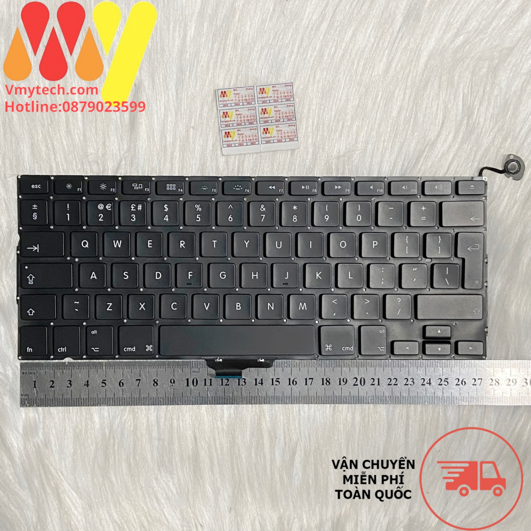 Bàn phím laptop Macbook Pro 13″ 2010 2011 2012 A1278 MB466 MB467 MB990 MB991 MC374 MC375 MC700 MD101 MD102