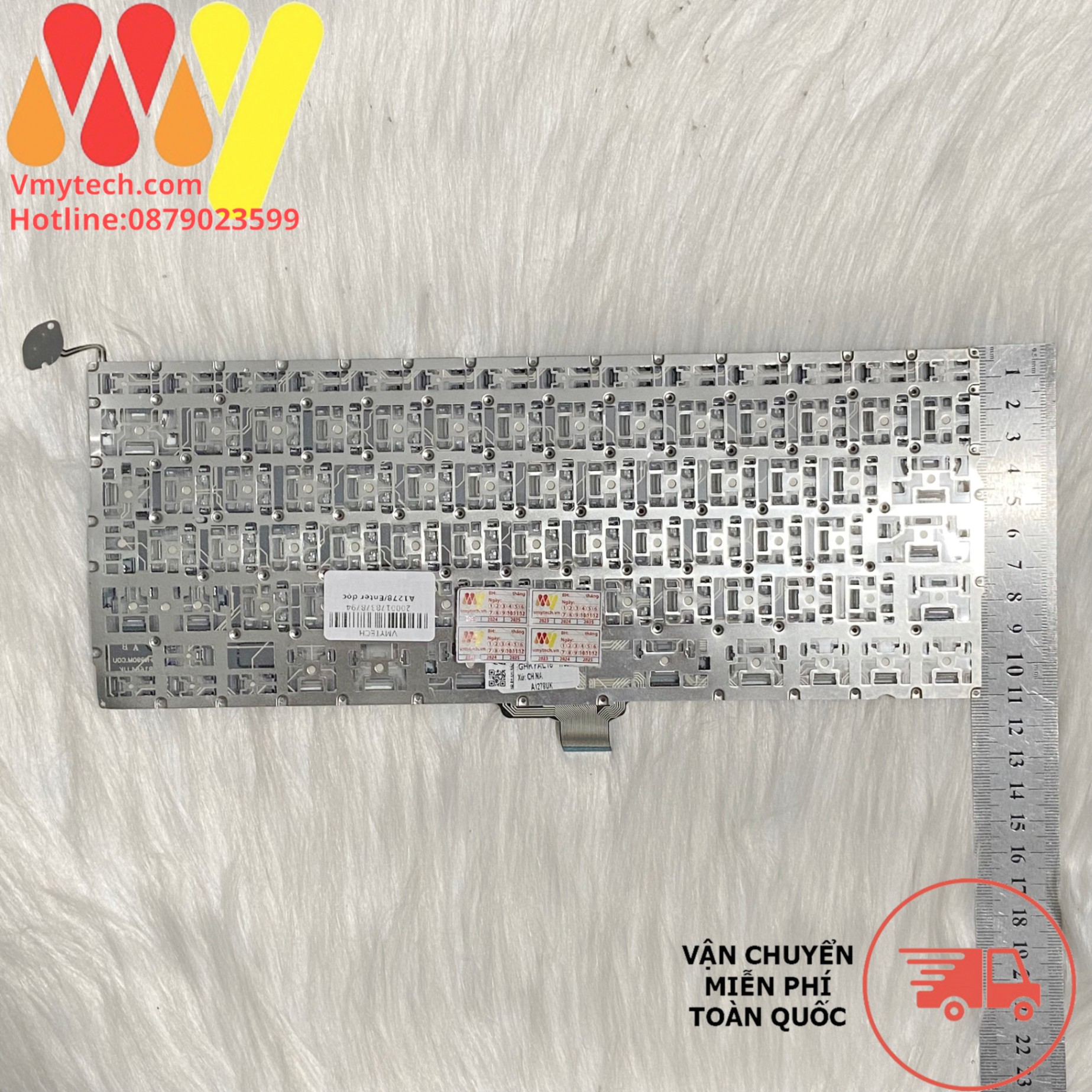 Bàn phím laptop Macbook Pro 13″ 2010 2011 2012 A1278 MB466 MB467 MB990 MB991 MC374 MC375 MC700 MD101 MD102