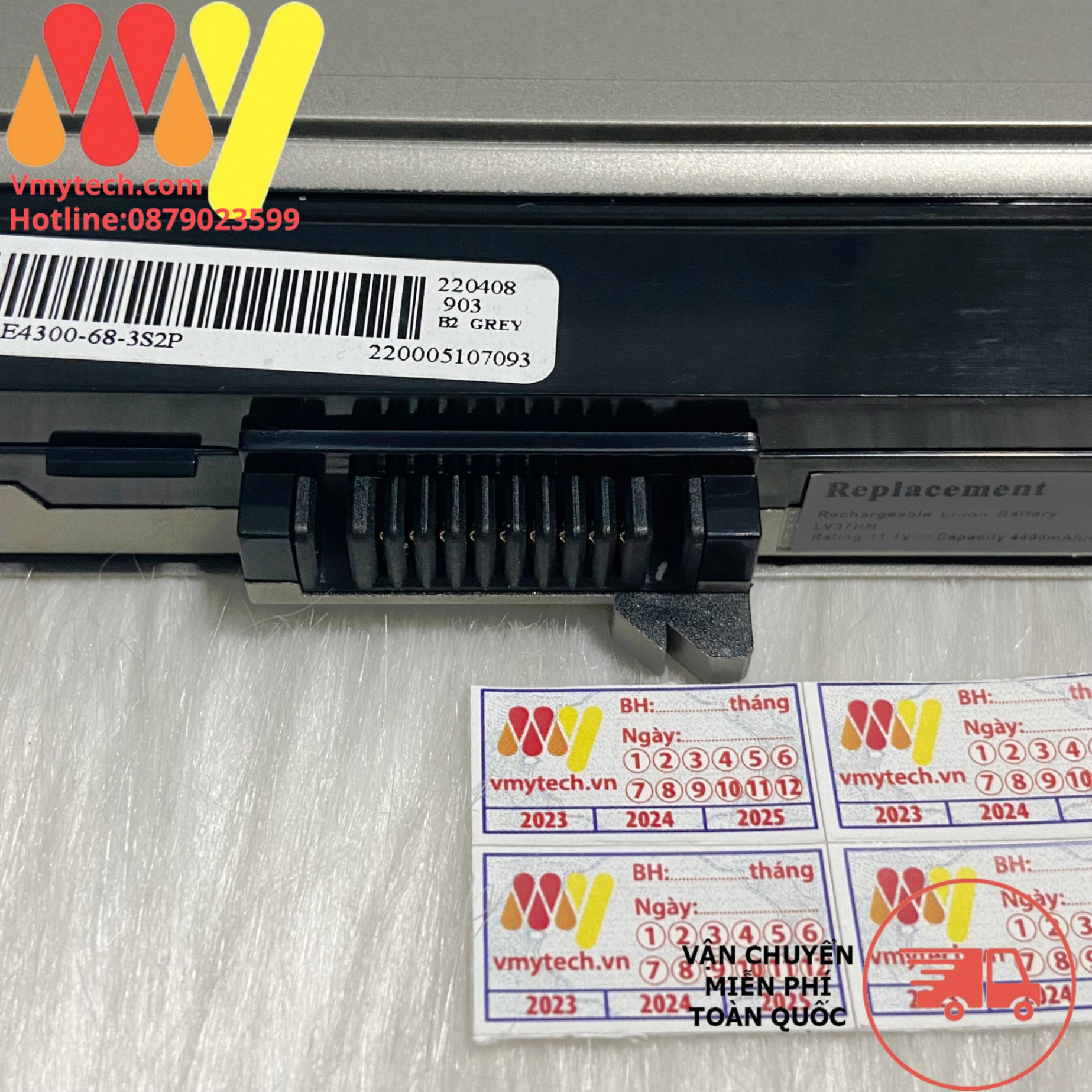 Pin laptop Dell Latitude E4300 E4310 E4320 E4400 FM332 FM338 HW905