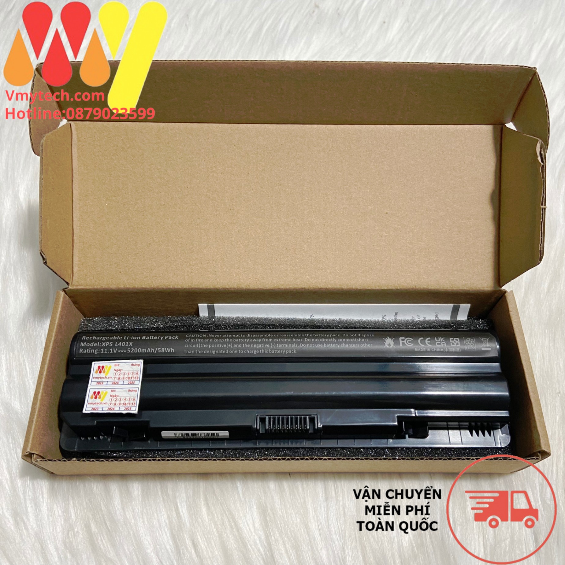 Pin Laptop Vostro 5370 D1525S D1505G R1605S D2505G Series F62G0 RPJC3 39DY5 CHA01 zin