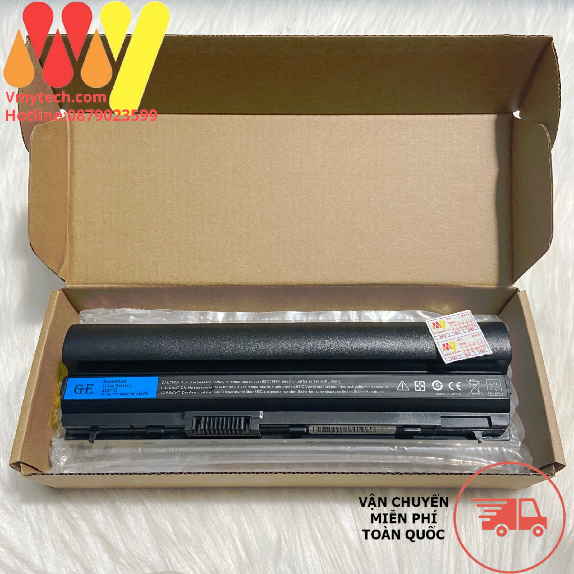 Pin Laptop Dell Latitude E6220 E6230 E6320 E6330 E6430s K4CP5 0F7W7V HJ474 K94X6 P7VRH 7FF1K