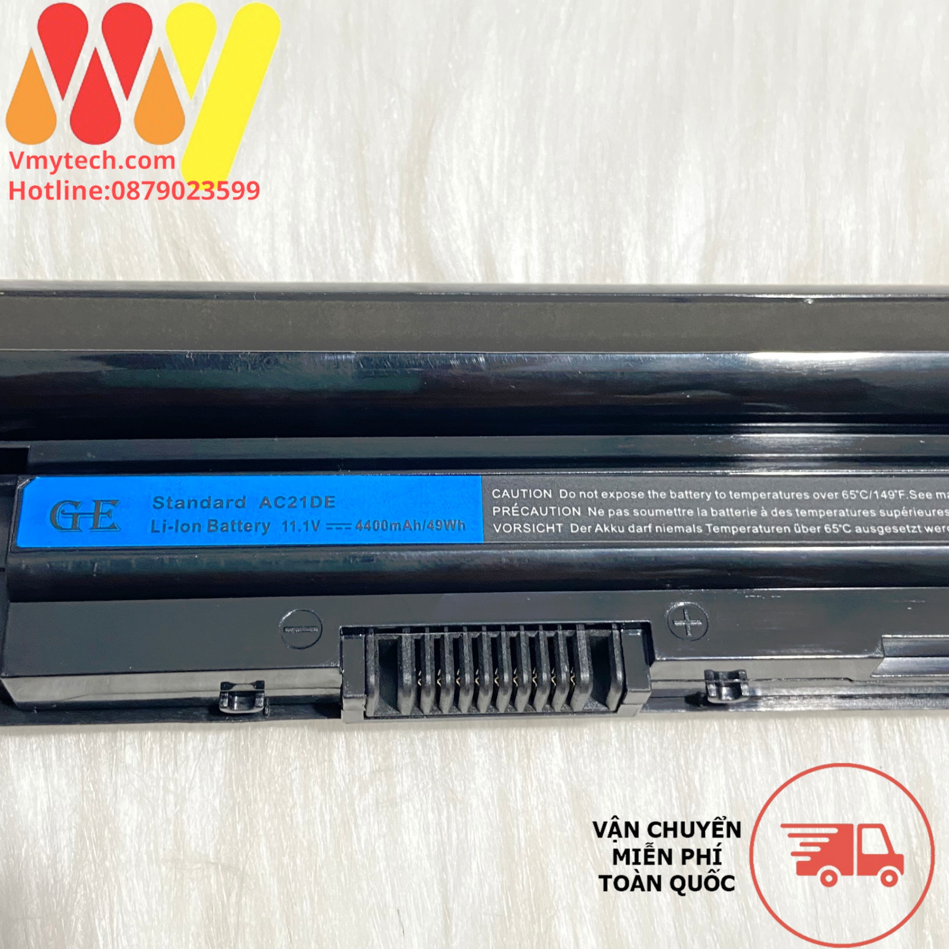 Pin Laptop Dell Vostro 2421, 2521 V2421, V2521 3446 XCMRD MR90Y 6CELL