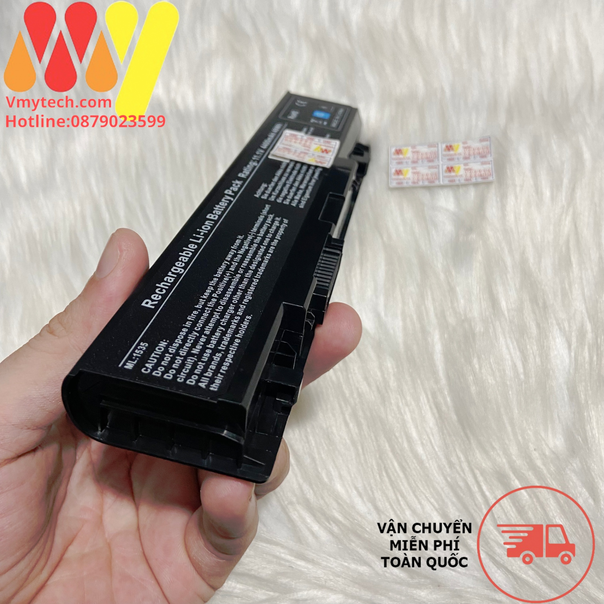 Pin Laptop Dell Studio 1535 1536 1537 1555 1557 1558 15 PP33L PP39L WU946