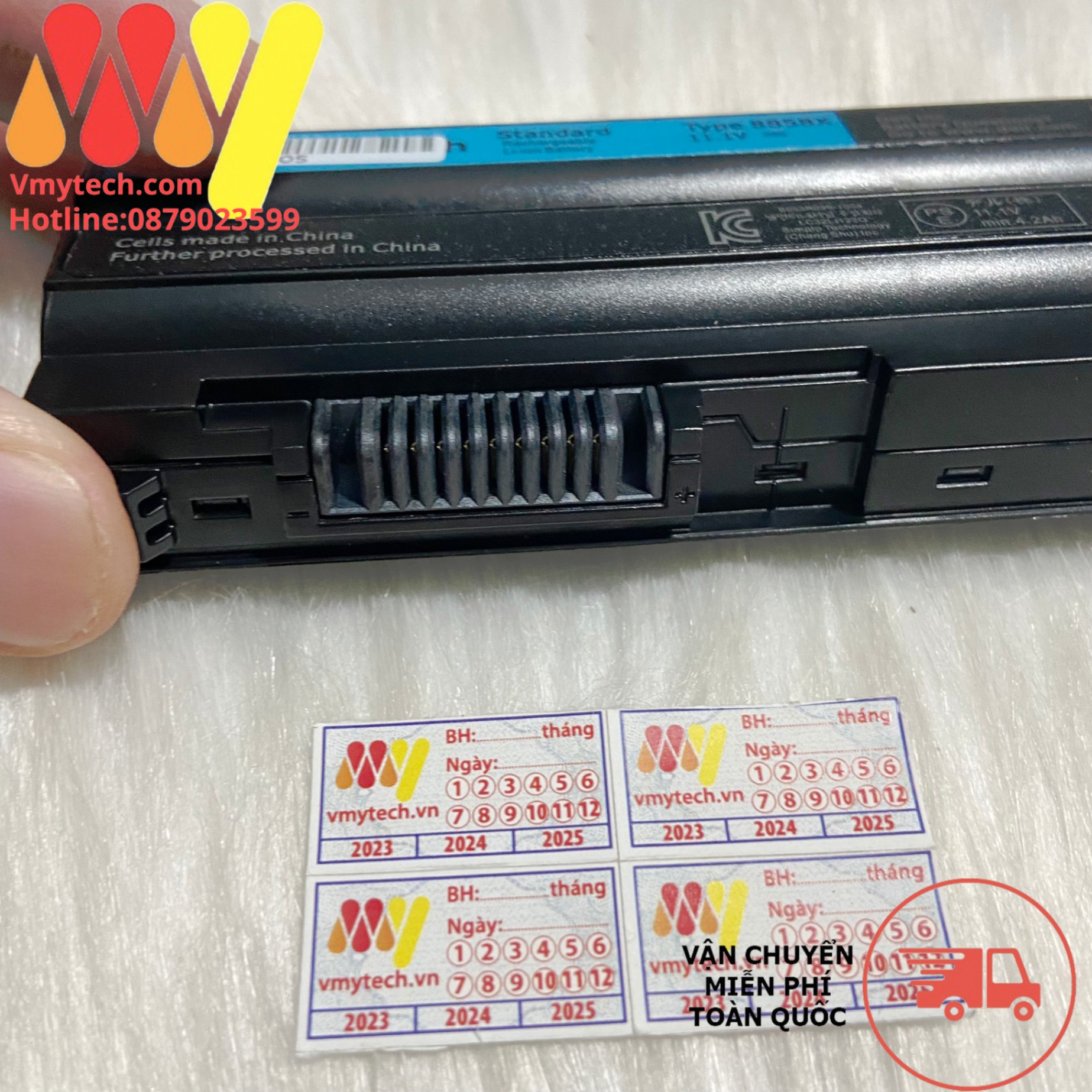 Pin Laptop Dell P15G001, P16G, P16G001, P16G002, P8TC7, P9TJ0, T54FJ E6420 ZIN