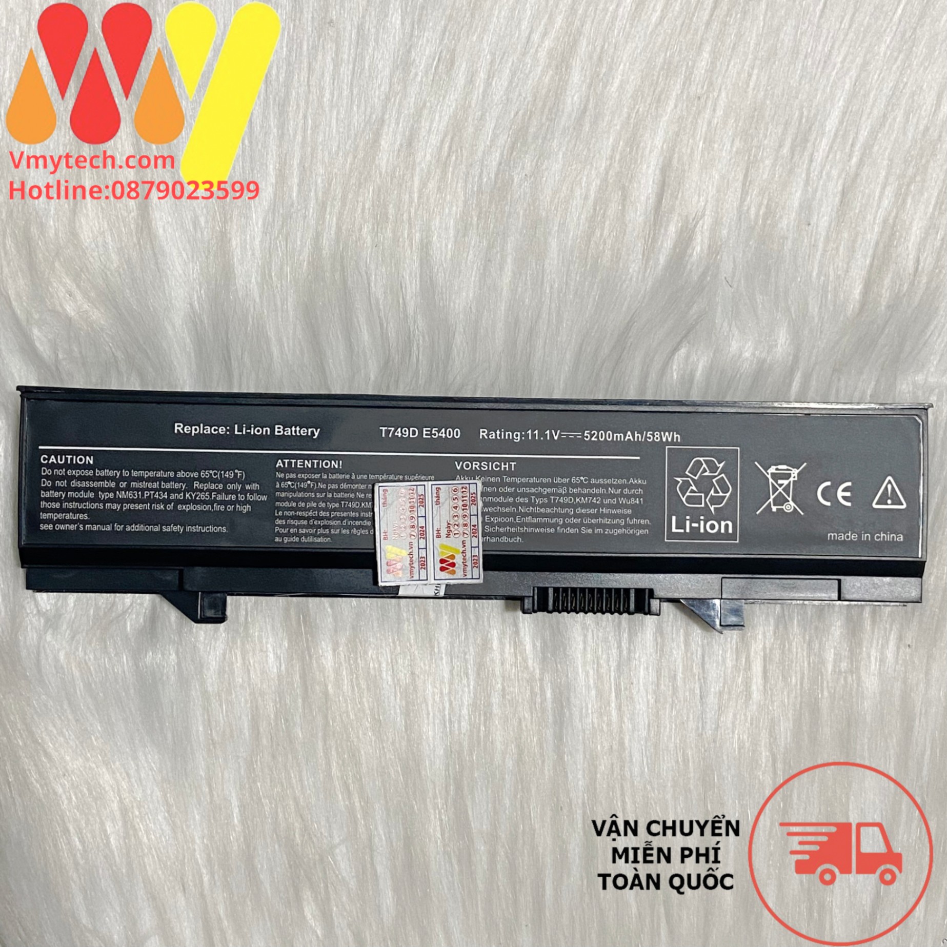 Pin DEll Latitude E5400, E5410, E5500, E5510