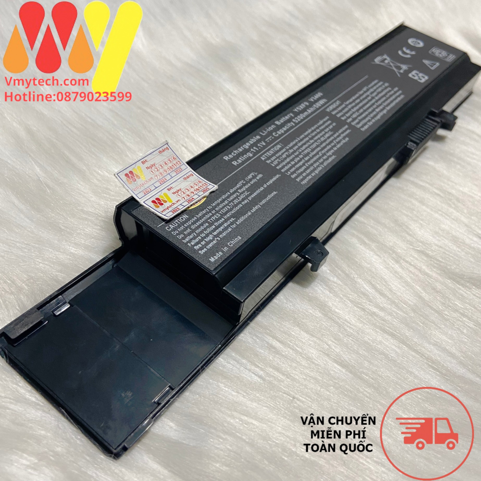 Pin laptop Dell Vostro V3400 V3500 V3700 3400 3500 3700 04GN0G 312-0998 Y5XF9 04D3C 7FJ92 4JK6R