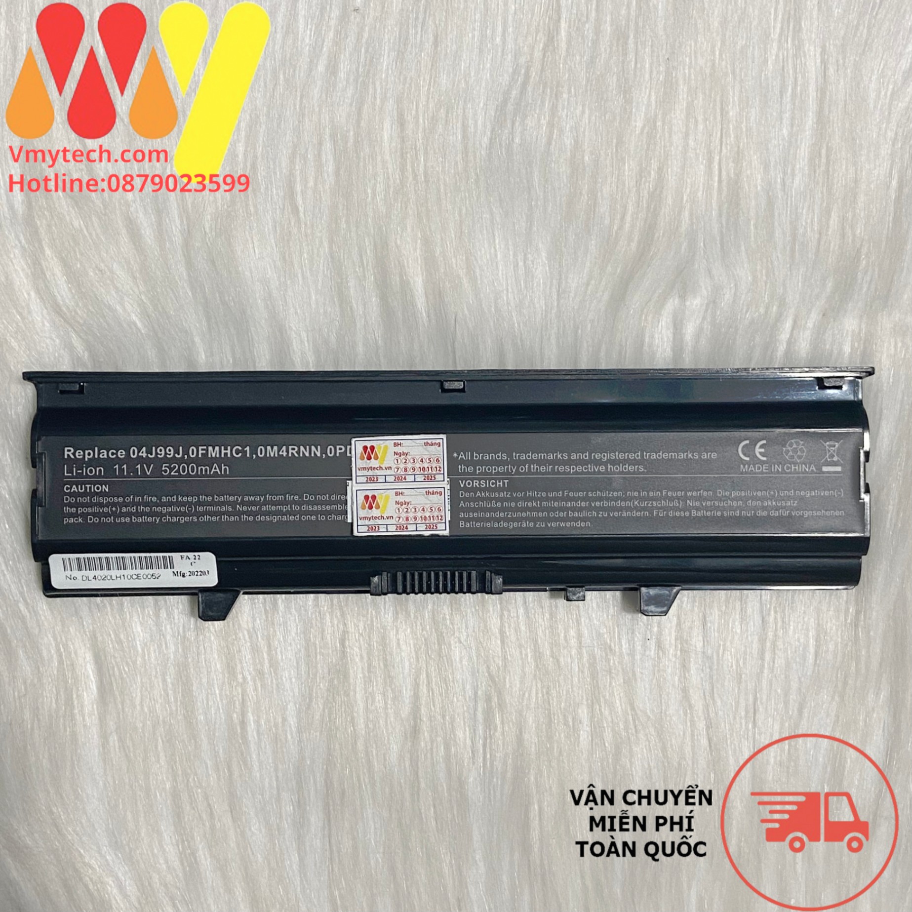 Pin Laptop Dell Inspiron N4030, N4020, 14V, 14VR, M4010