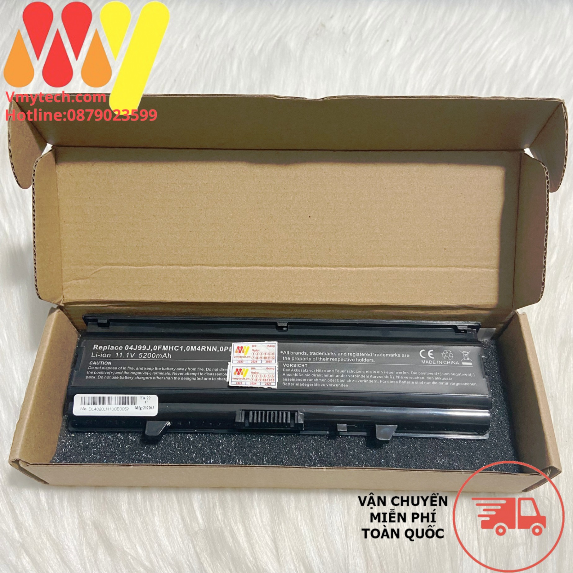 Pin Laptop Dell Inspiron N4030, N4020, 14V, 14VR, M4010