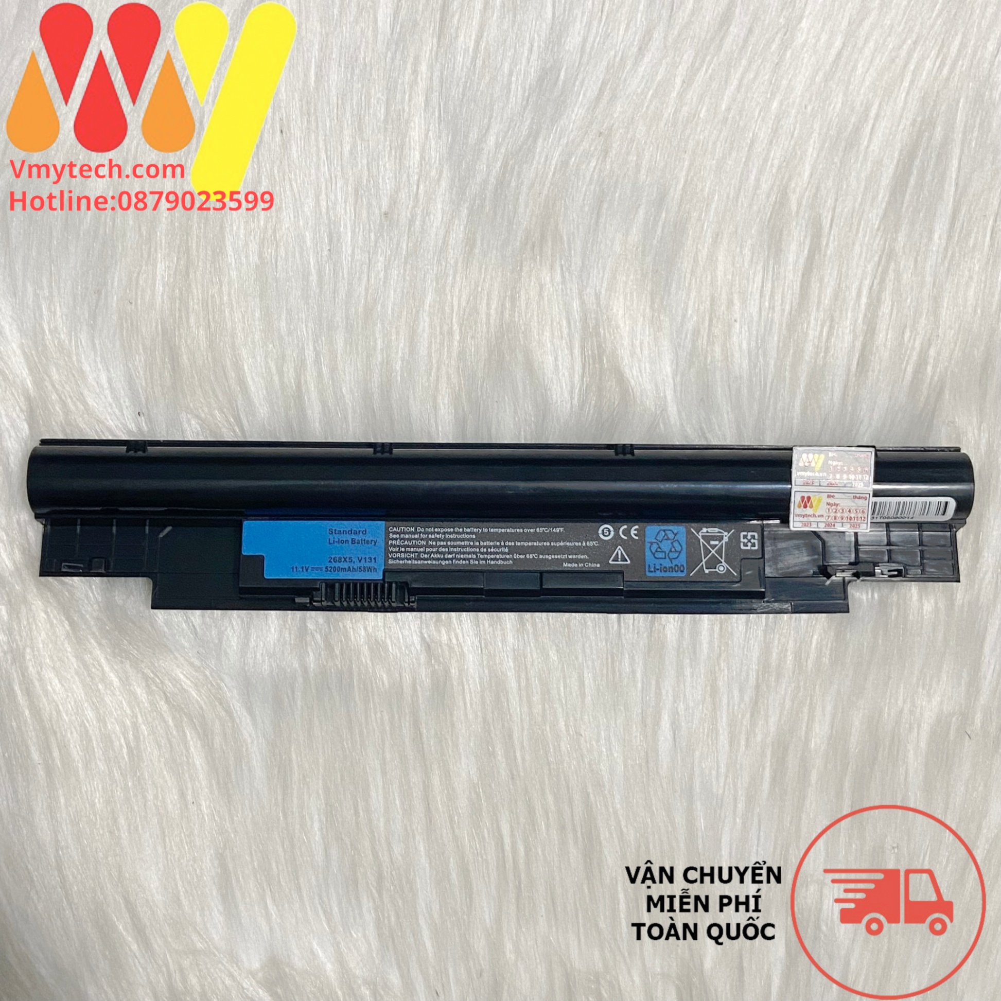Pin laptop Dell Vostro V131 V131D V131R 13Z 14Z V131D 14Z N411z