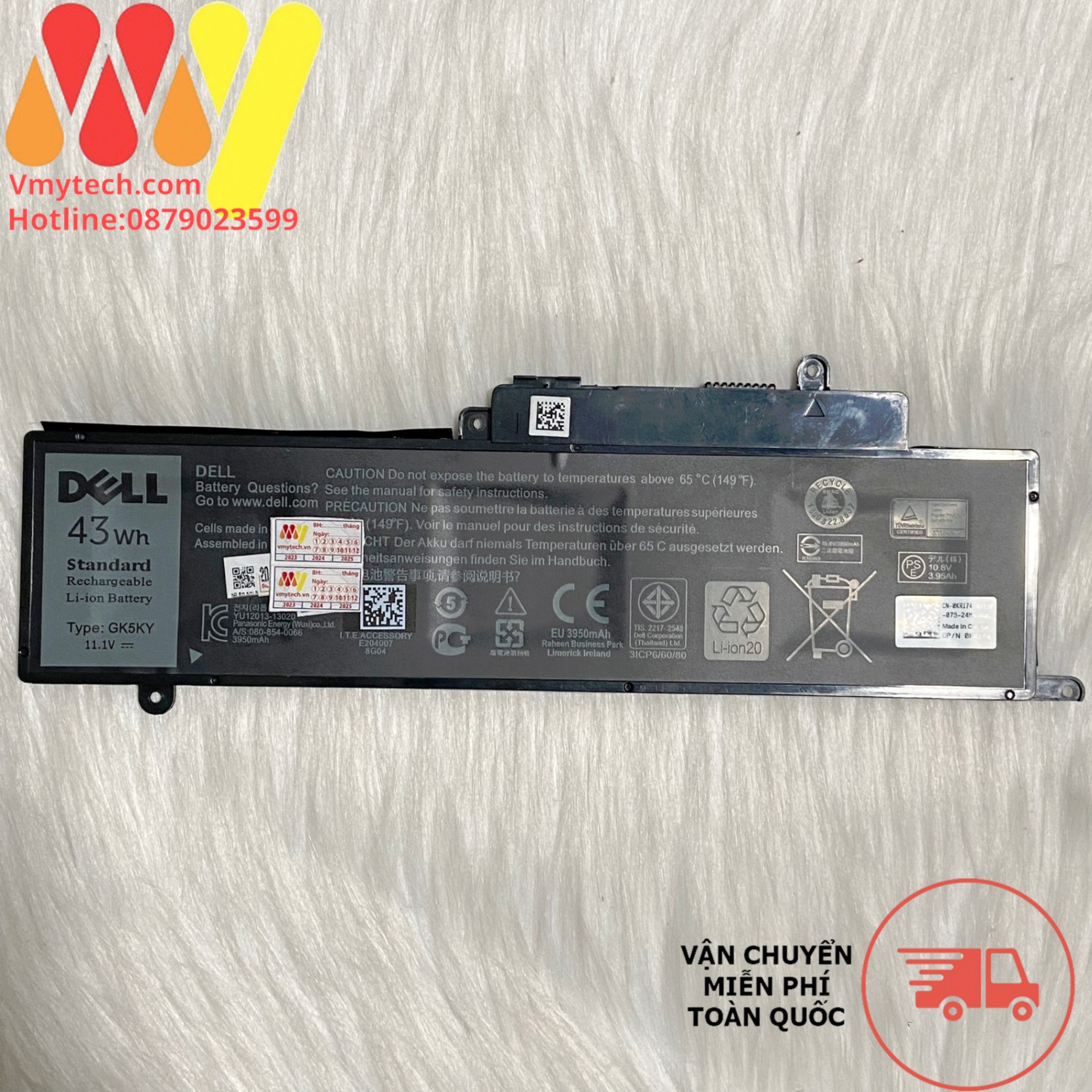 Pin Laptop Dell Inspiron 7359 7558 7568 15 7353 7352 GK5KY