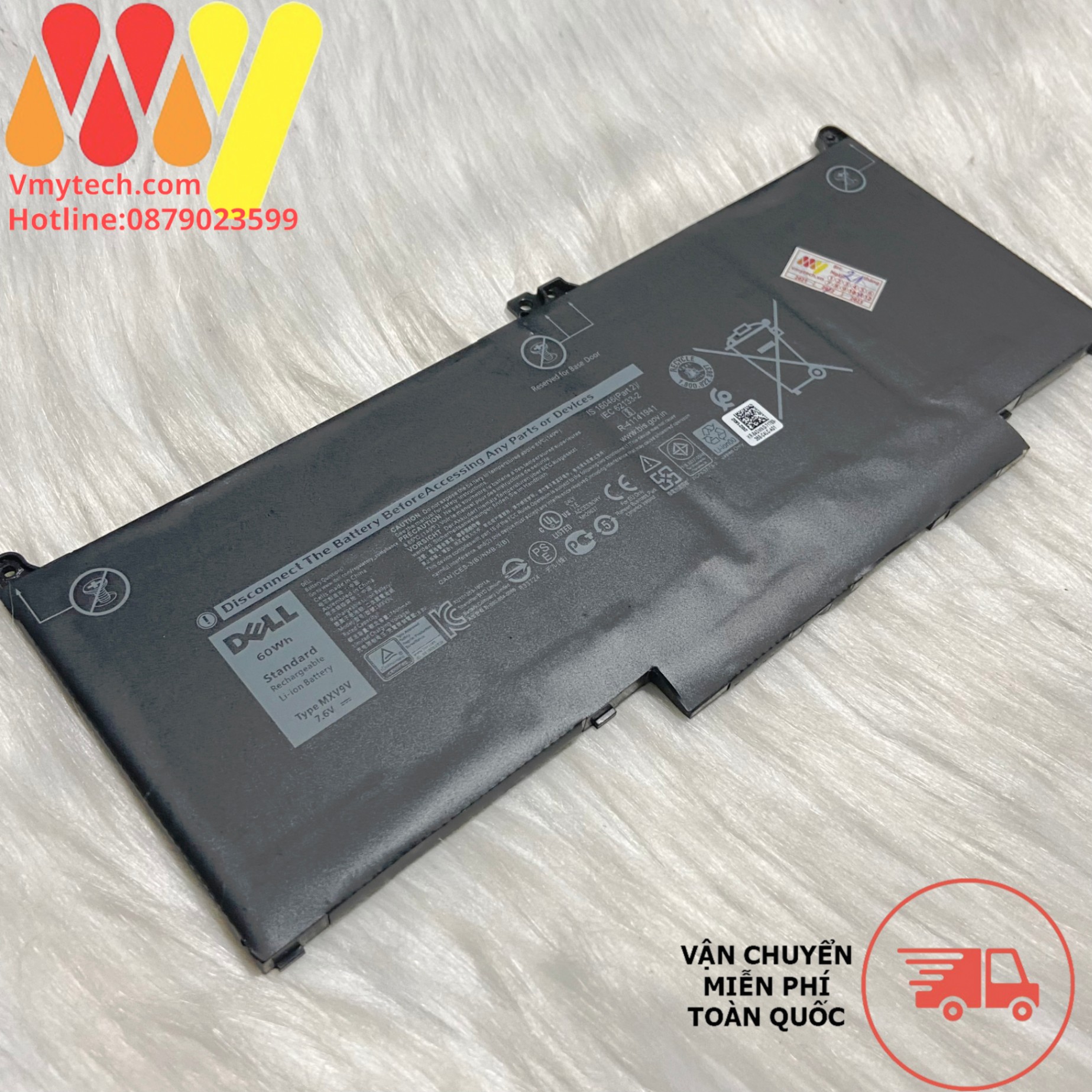 Pin laptop Dell Latitude 5300 5310 7300 7400 E5300 E5310 E7300 E7400 MXV9V