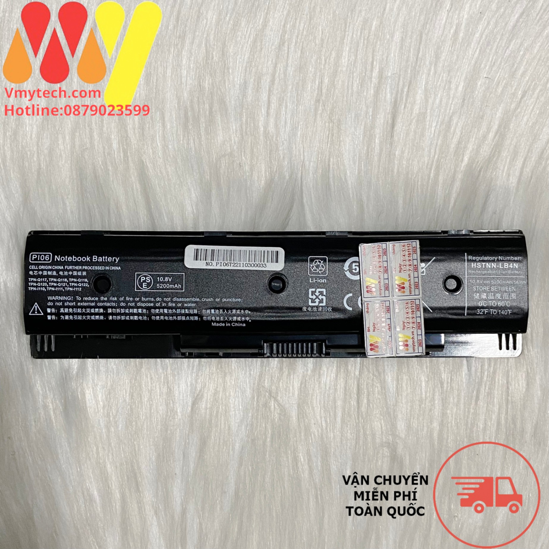 Pin laptop HP Pavilion 14-E 15-E 17