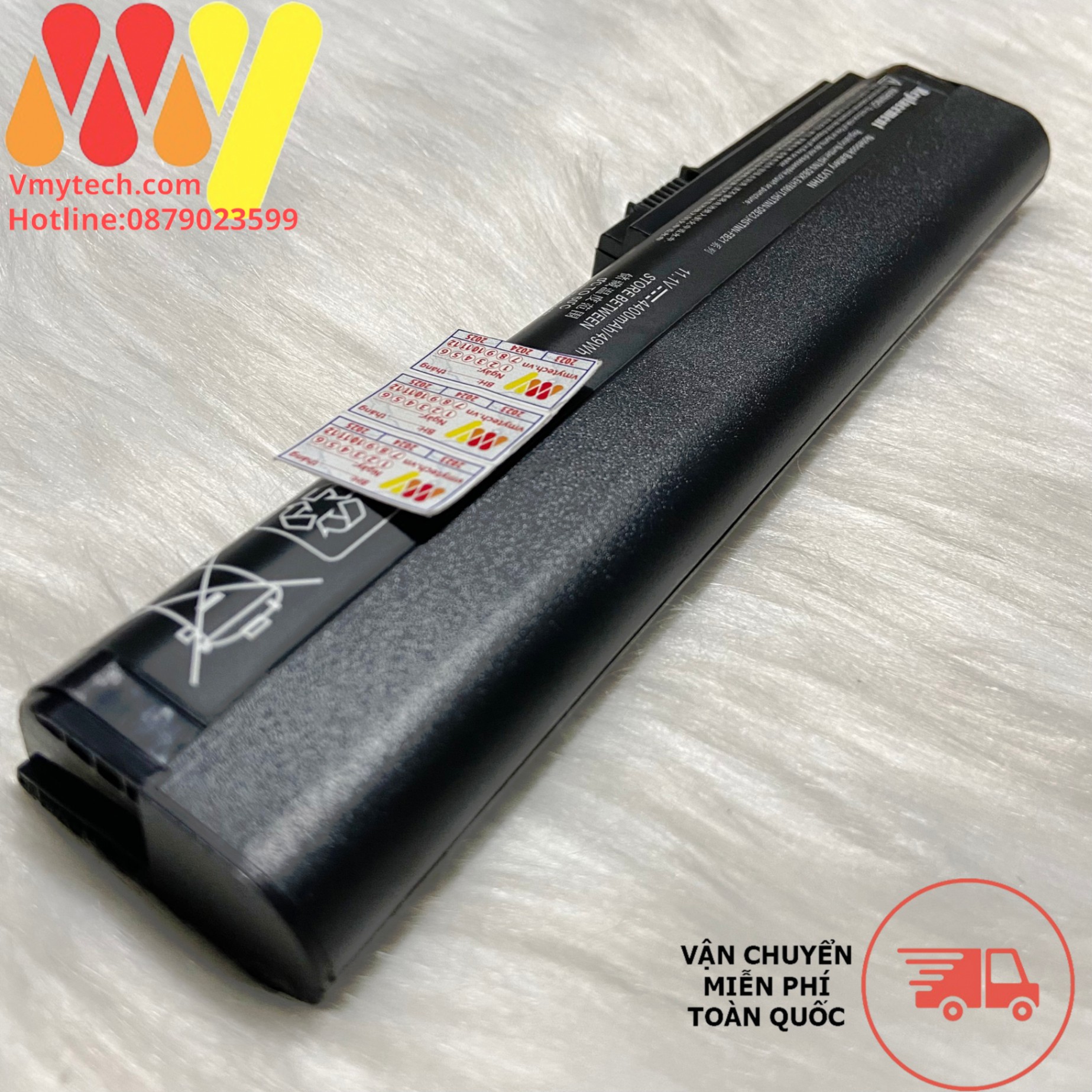 Pin laptop HP EliteBook 2560p 2570p SX03 SX06 632423-001 632421-001 HSTNN-UB2L HSTNN-DB2K QK644AA SX06XL
