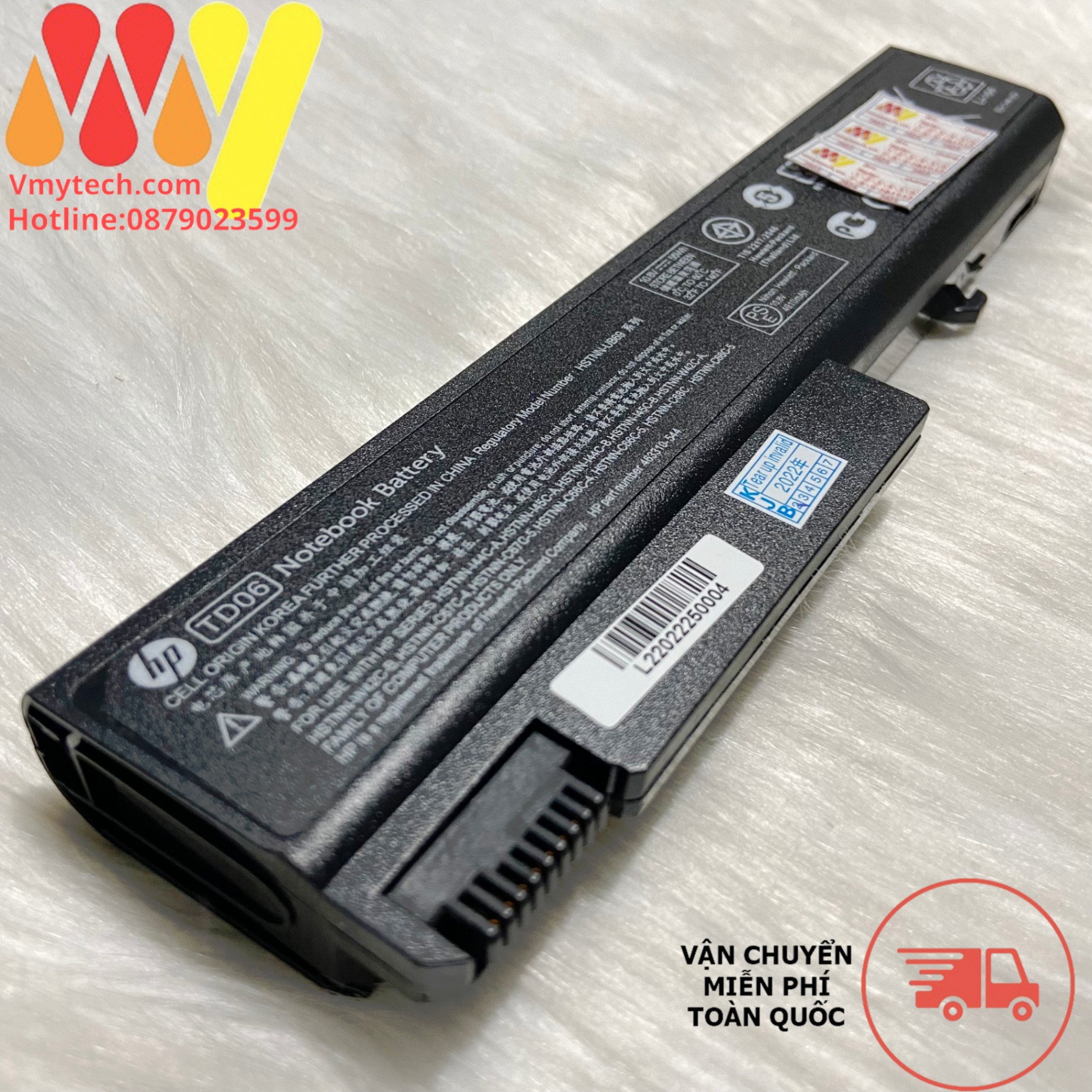 Pin laptop HP EliteBook 6930p 8440p 8440w TD06 HSTNN-UB69 HSTNN-XB59 ZIN C
