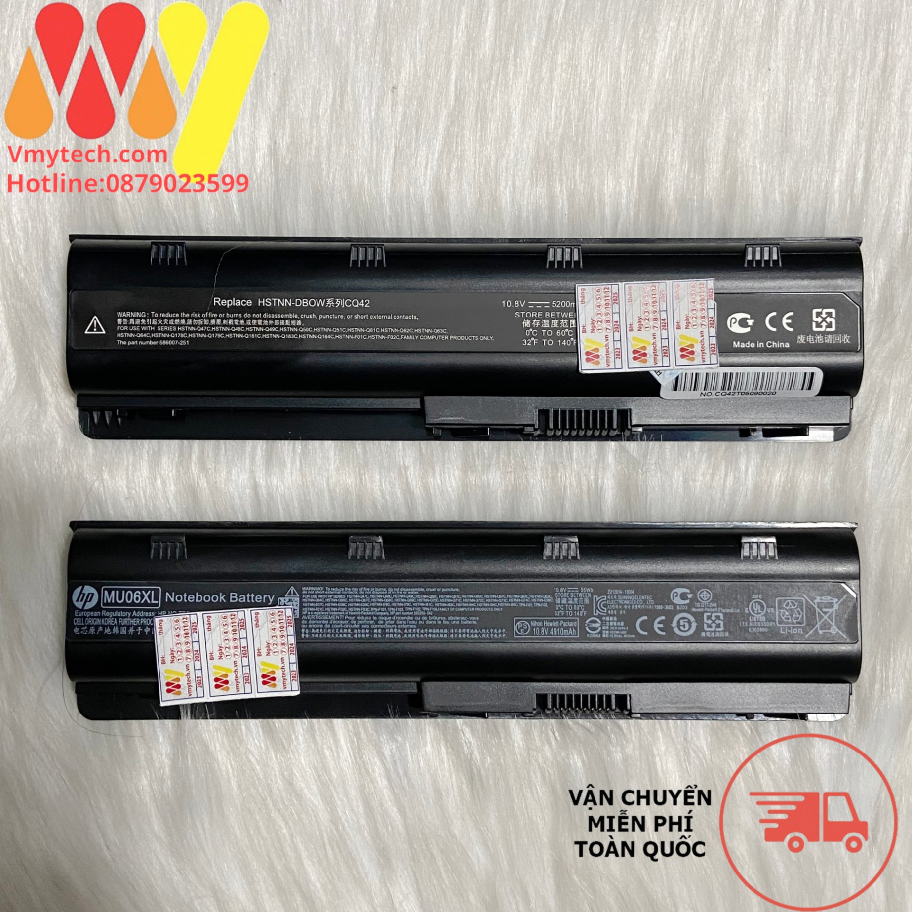 Pin laptop HP Compaq 1000 2000 430 431 435 436 450 630 H630 631 635 636 640 650 1000-1404TU Mu06