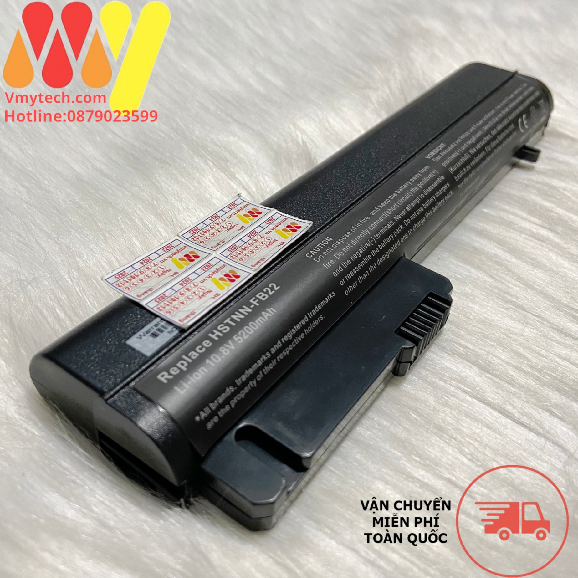 Pin laptop HP EliteBook 2530p 2540p 2510p NC2400 NC2410 2533p ms03