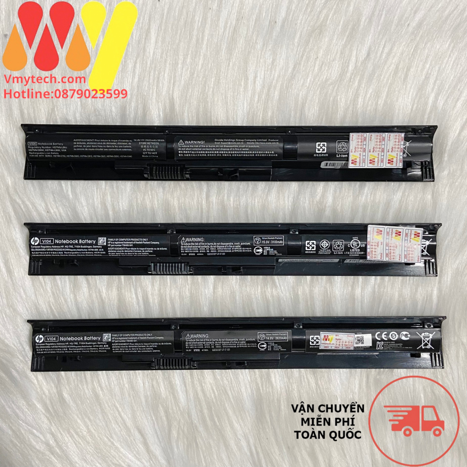 Pin laptop HP VI04 HSTNN-DB6I HSTNN-DB6K HSTNN-LB6J HSTNN-LB6K TPN-Q139 TPN-Q140 TPN-Q141