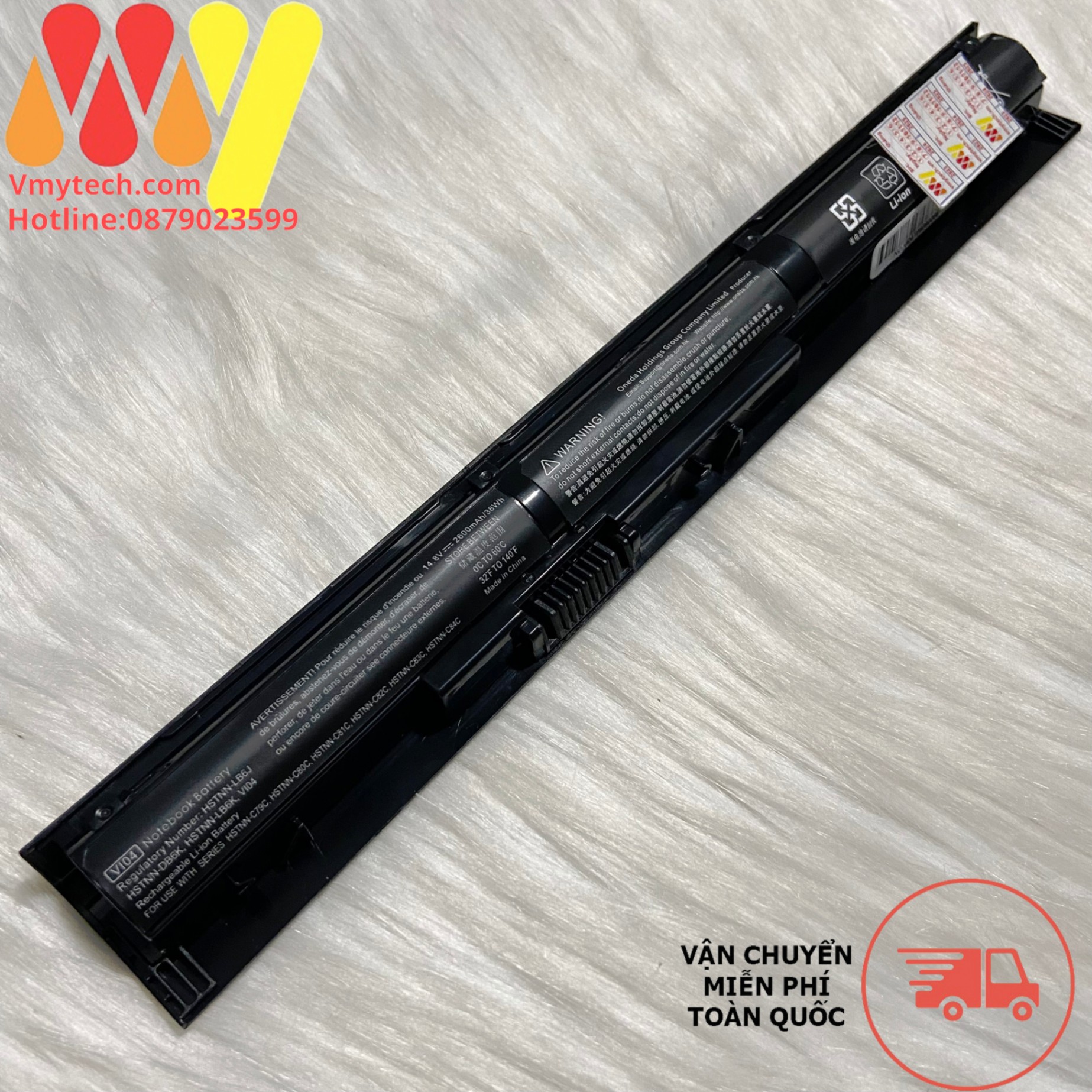 Pin laptop HP VI04 HSTNN-DB6I HSTNN-DB6K HSTNN-LB6J HSTNN-LB6K TPN-Q139 TPN-Q140 TPN-Q141