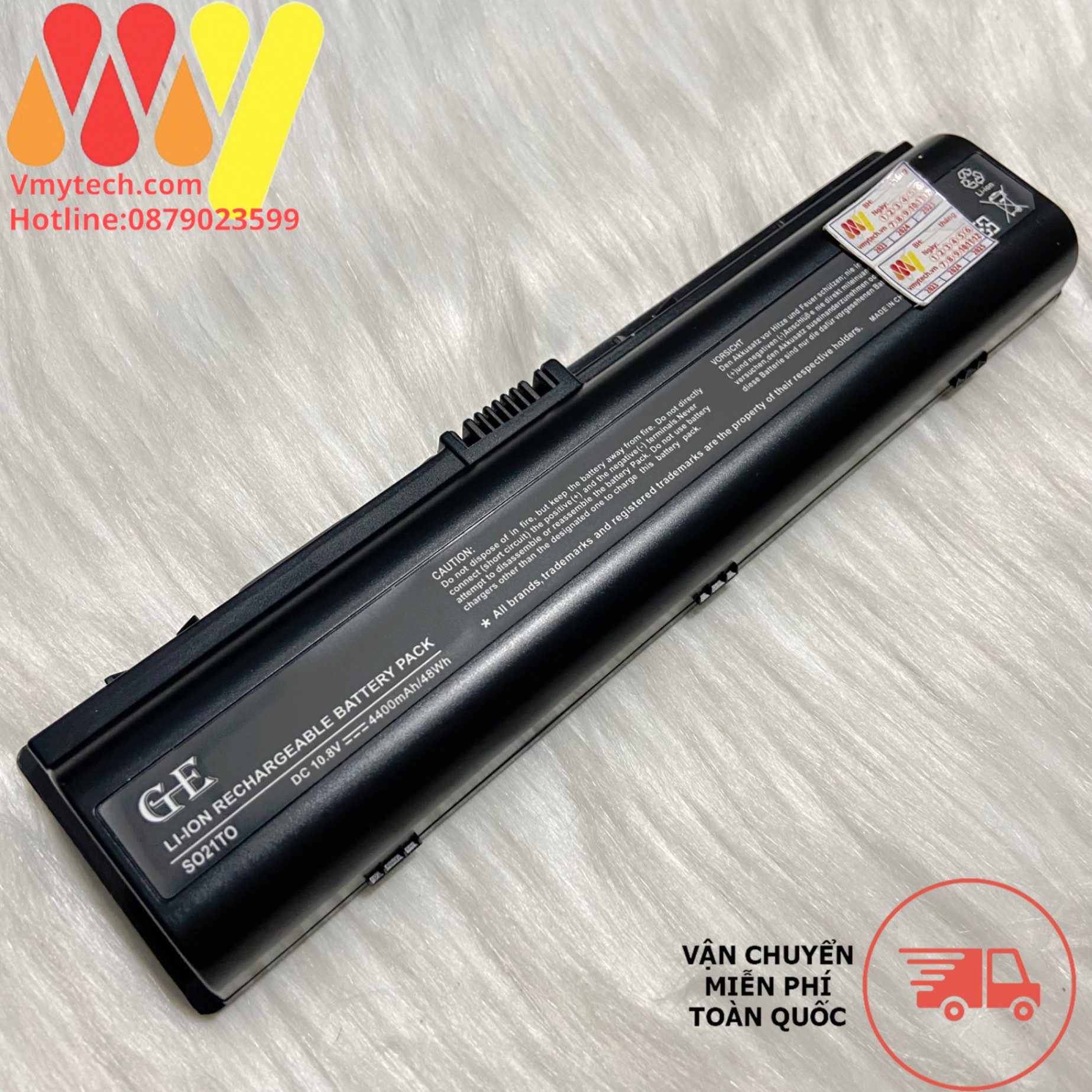 Pin laptop HP Pavilion dv6000 dv6100 dv6200 dv6300 dv6400 dv6500 dv6600 dv6700 dv6800