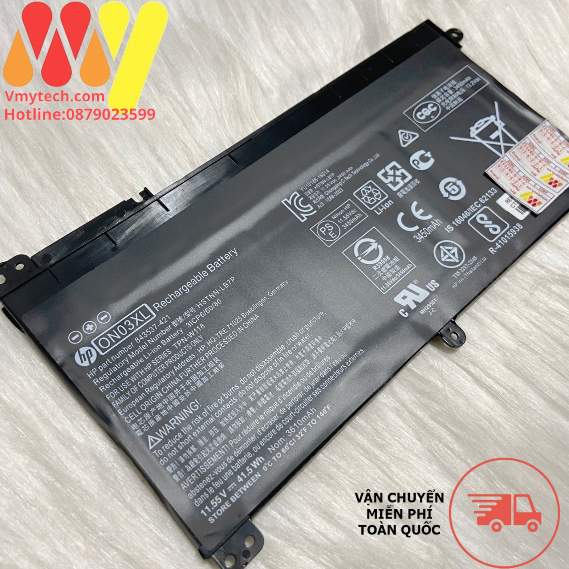 Pin laptop HP Pavilion X360 13-u000 M3-u000 M3-U100 M3-U001DX M3-U003DX M3-U101DX M3-U103DX M3-U105DX