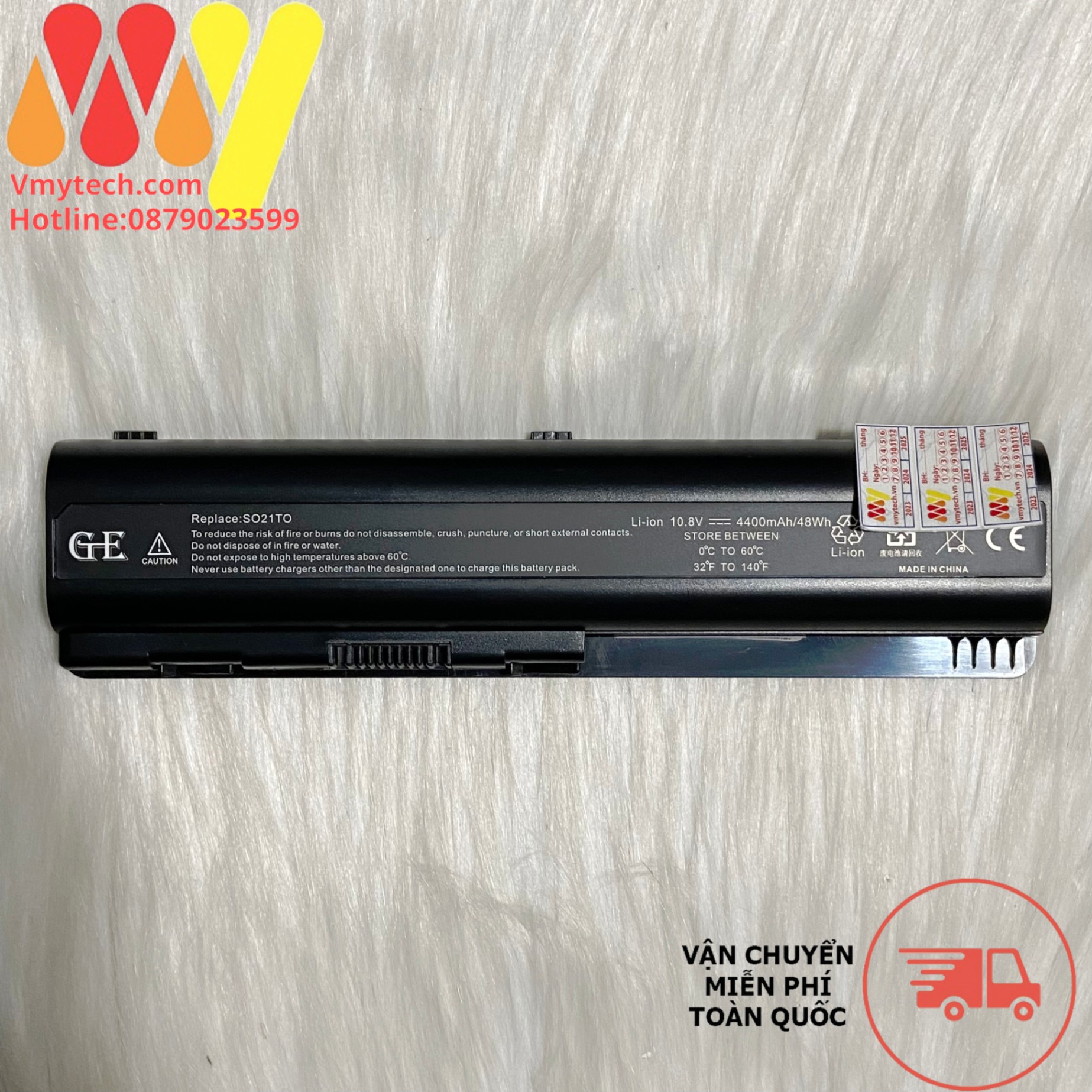 Pin Laptop HP Pavilion DV4 DV4T DV5 DV5T DV5Z DV5T-1000 DV5-1002 DV6 DV6T DV6Z HSTNN-CB72