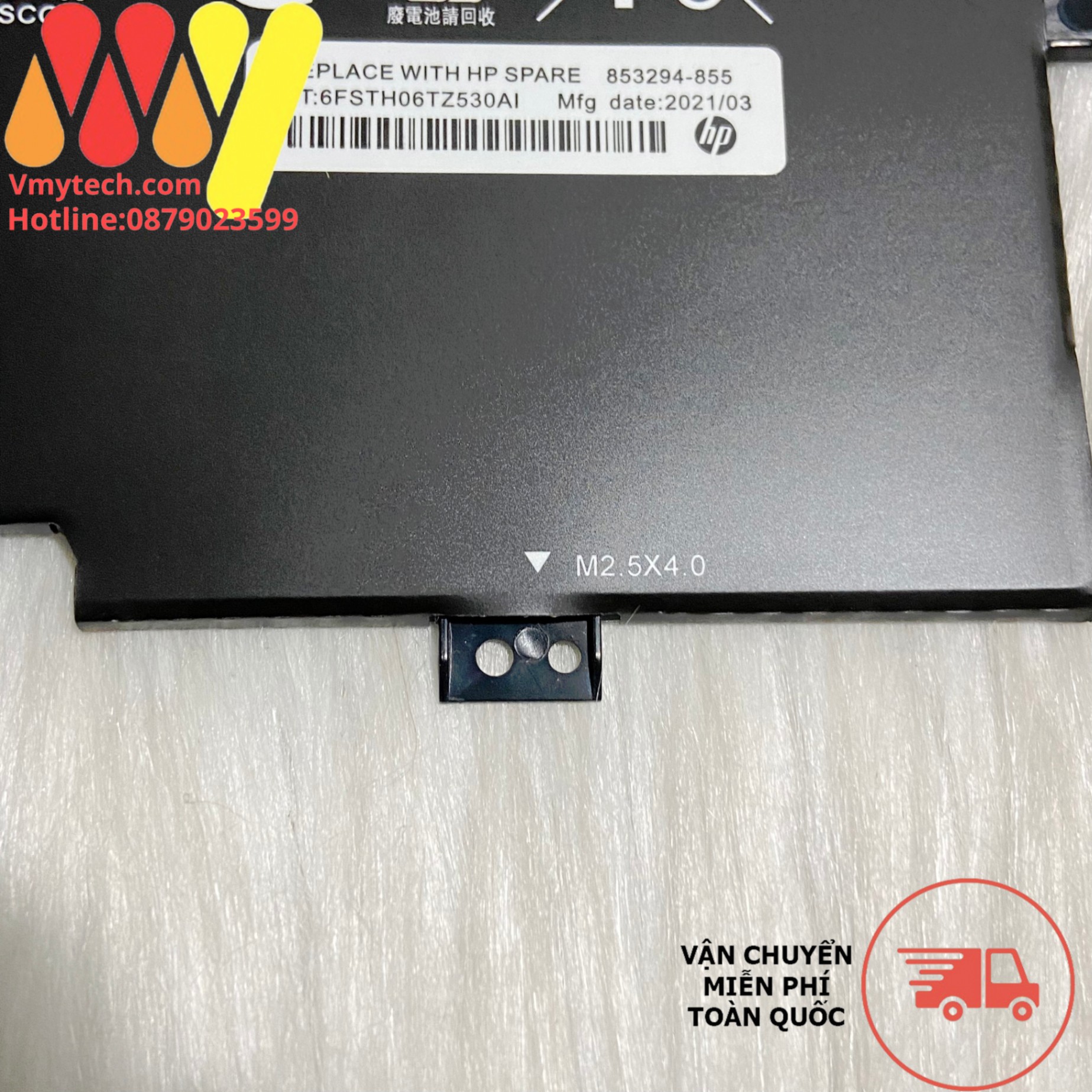 Pin laptop HP VR03XL ,VR03 HP Envy 13-D zin