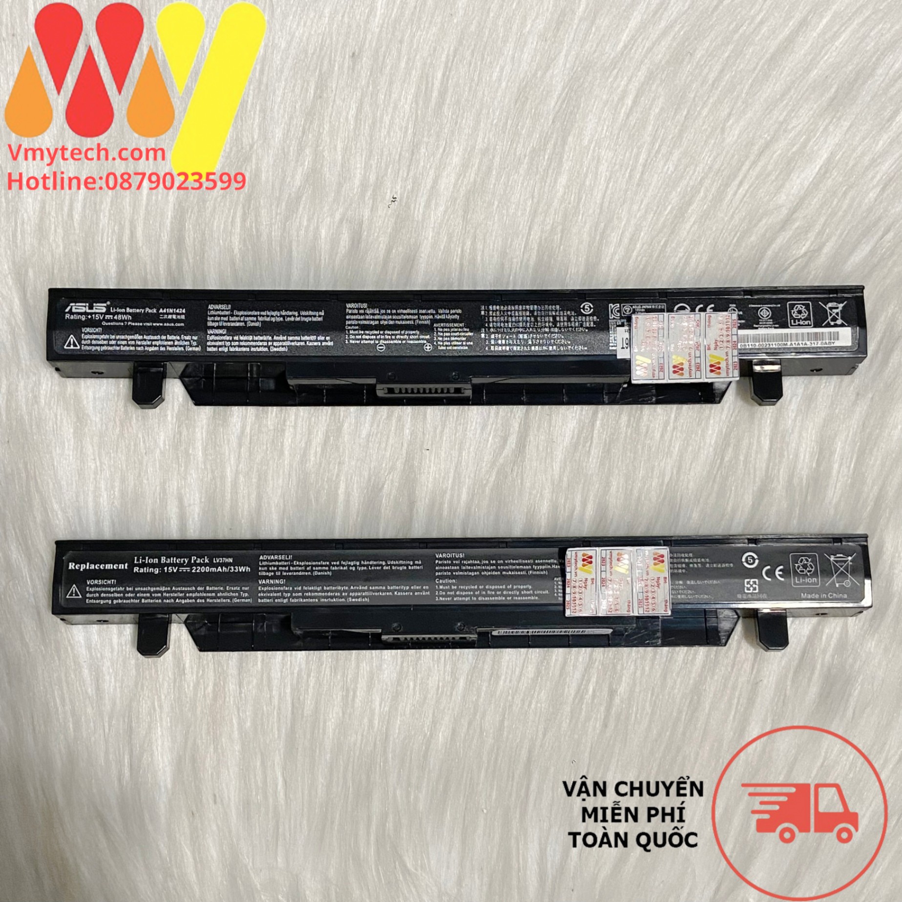 Pin laptop Asus GL552, A41N1424, ZX50, ZX50J, ZX50JX, GL552J, GL552V