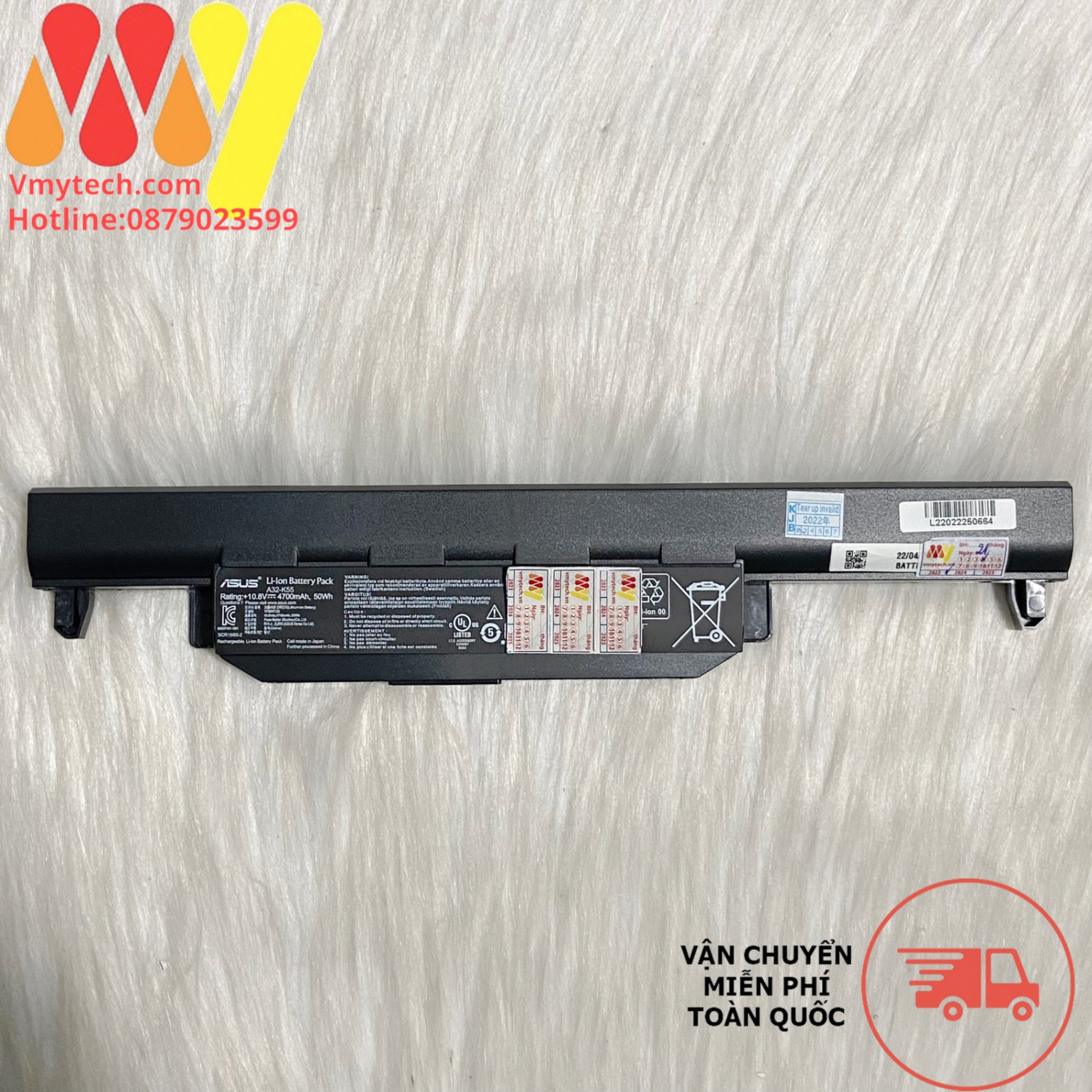 PIN Laptop Asus A55 A55A A55D A55DE A55DR A55N A55V A55VD A55VM A55VS ZIN
