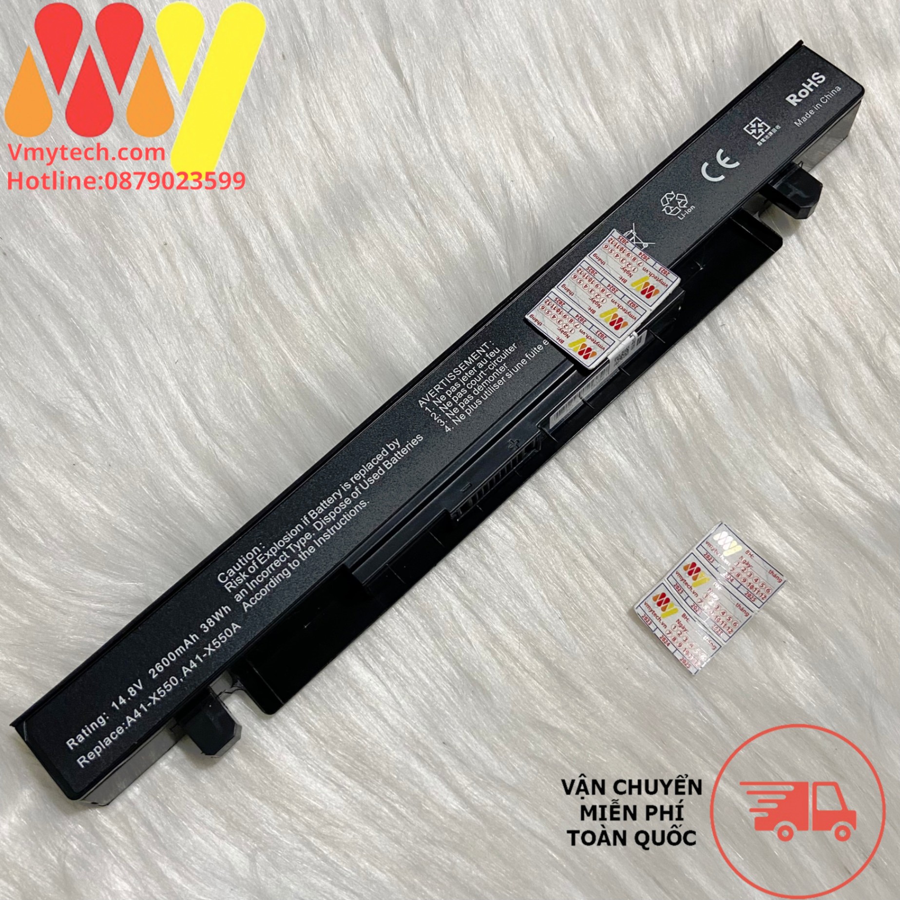 Pin Laptop Asus R510 R510C R510CA R510CC R510D R510DP R510E R510EA R510L R510LA R510LB R510LC R510LD R510LN R510V R510VB R510VC