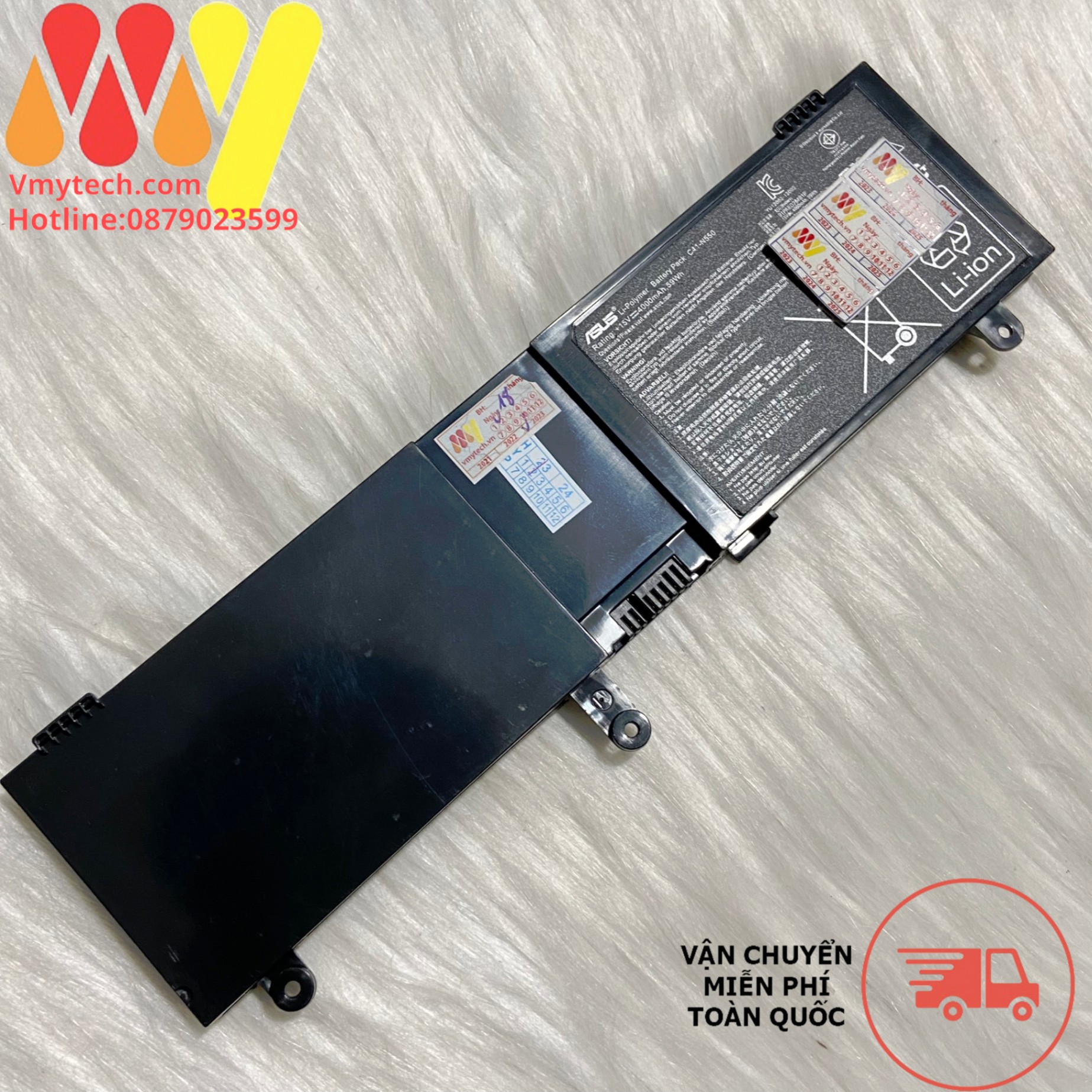 Pin Laptop Asus N550 N550J N550JA N550JV N550JK Q550L Q550LF G550 G550JK ROG G550 G550J G550JK C41-N550