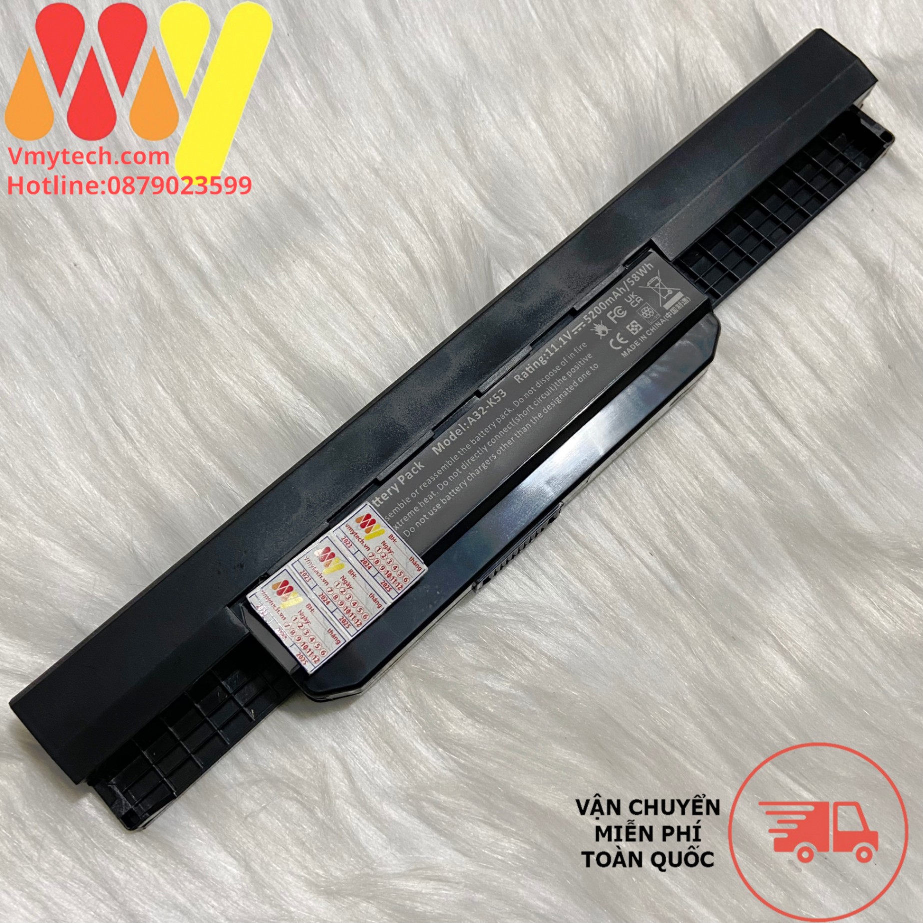 Pin Laptop Asus K43E, K43S, K43SJ, K43SD, K43SV