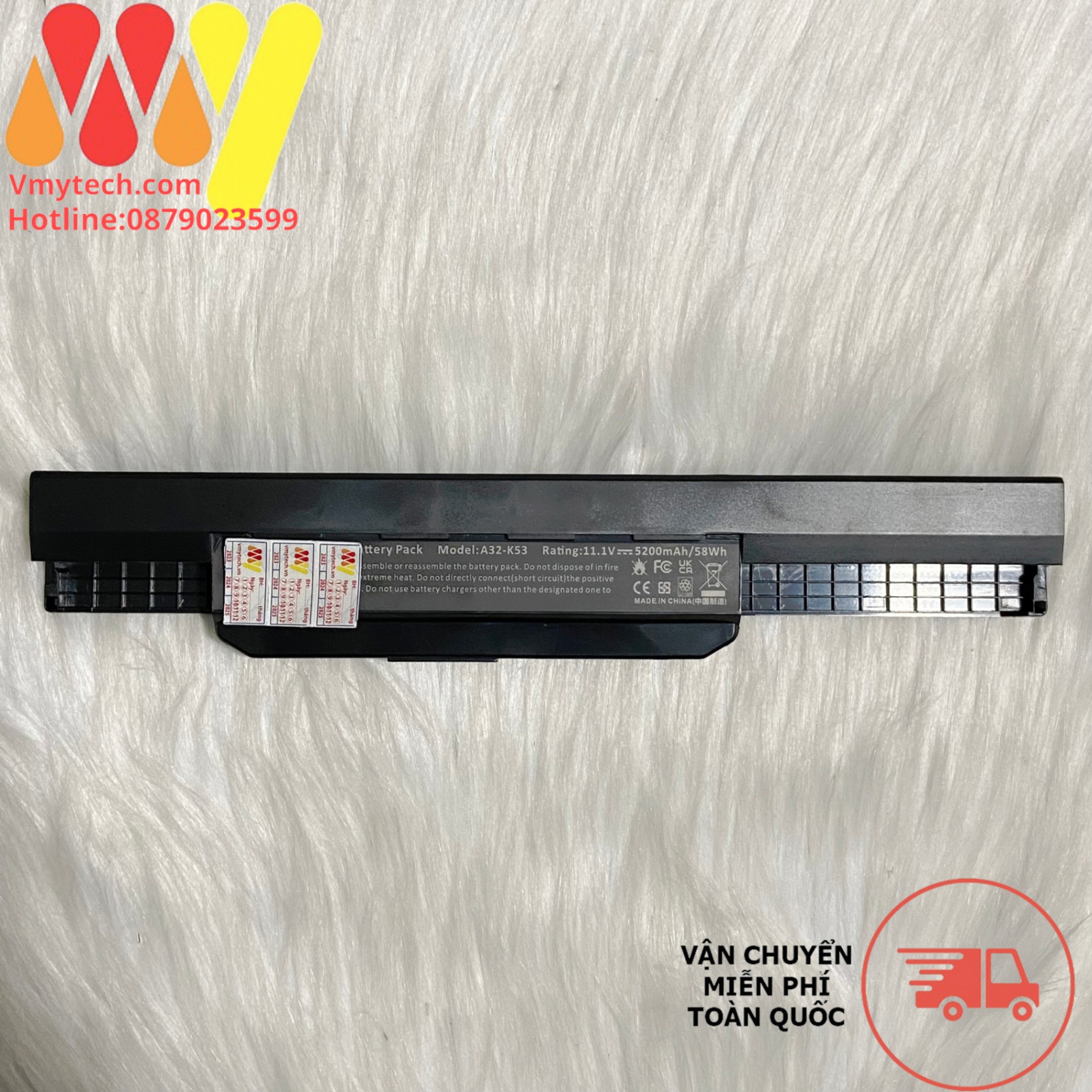 Pin Laptop Asus K43E, K43S, K43SJ, K43SD, K43SV