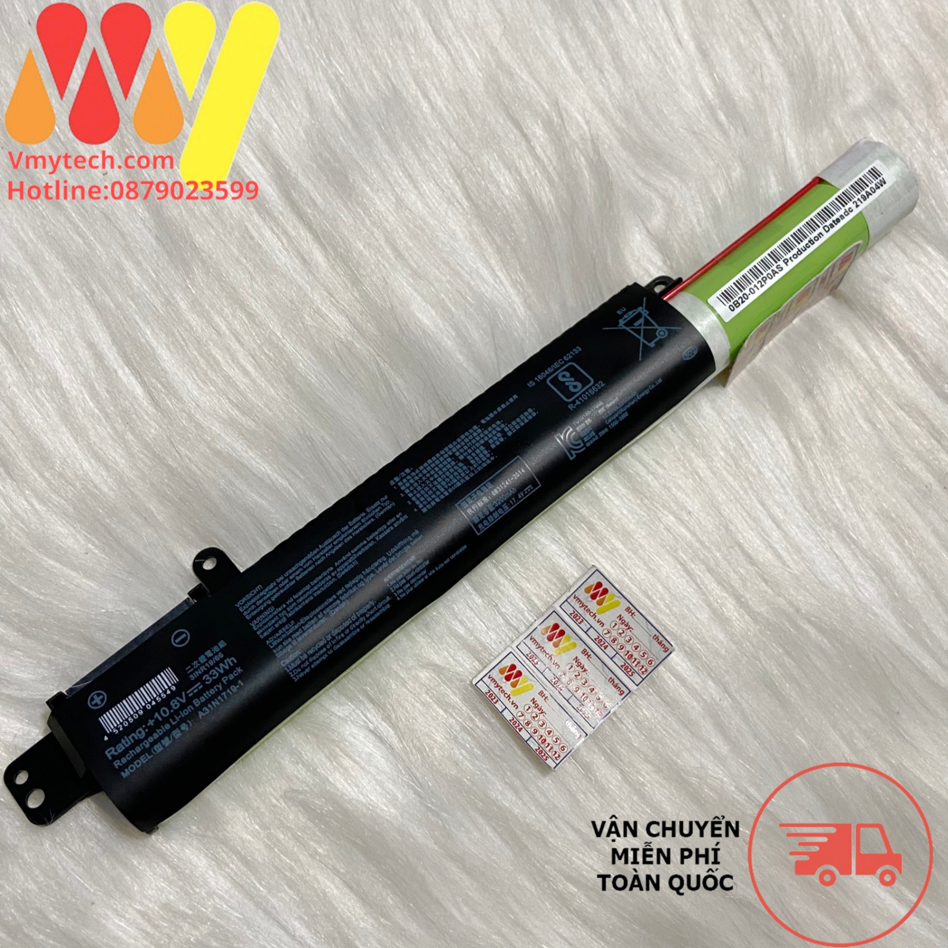 Pin laptop Asus A31N1719 Battery for ASUS X407 X507 X407MA-1B X407UA X507MA X507MA1B X507UB X507UB1B X407MA, X407MAB, X407UA, X407UAB, X407UB, X407UF, X507LA, X507MA, X507UA, X507UB, X507UF