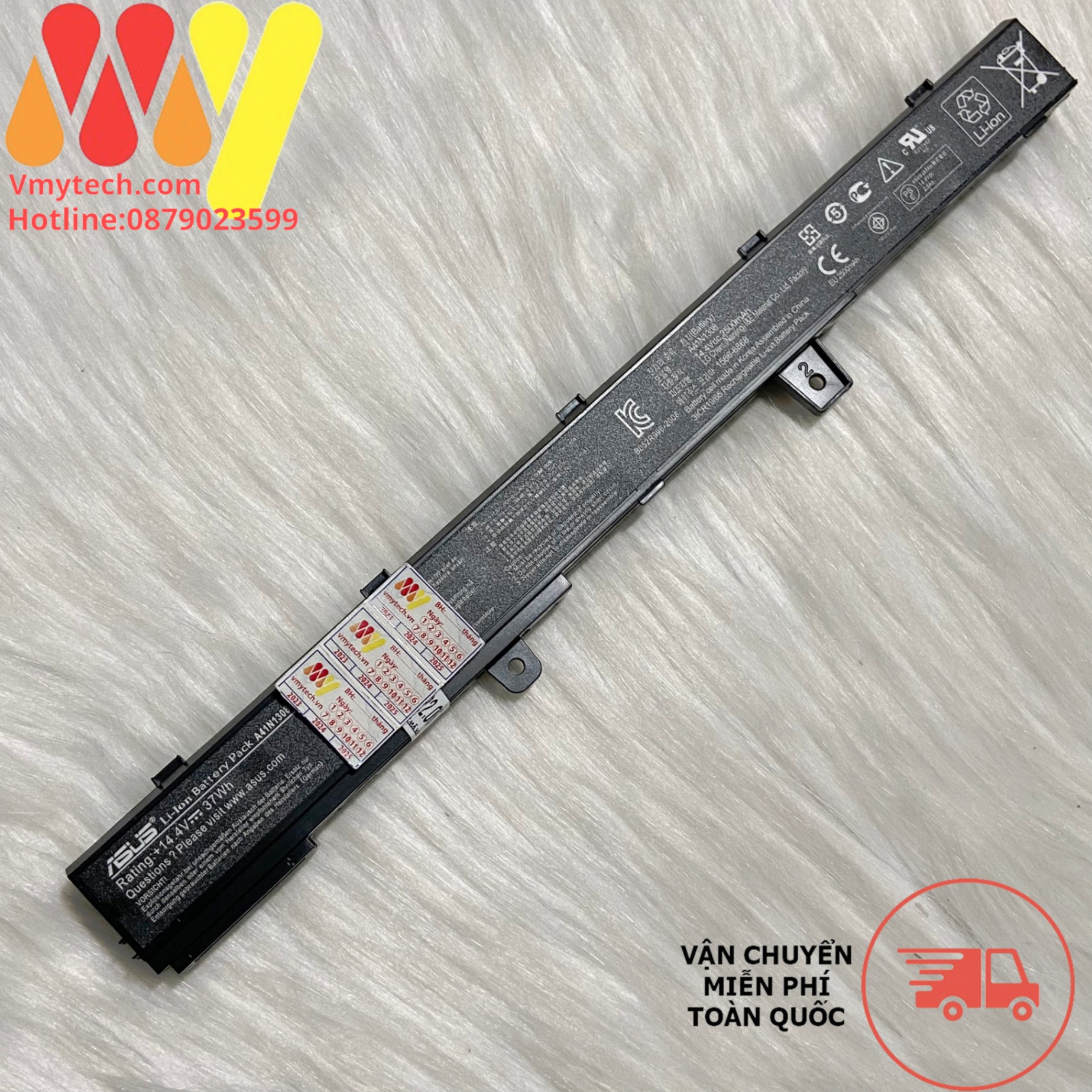 Pin laptop Asus X551 X551C X551CA X551MA X551M A41N1308 zin