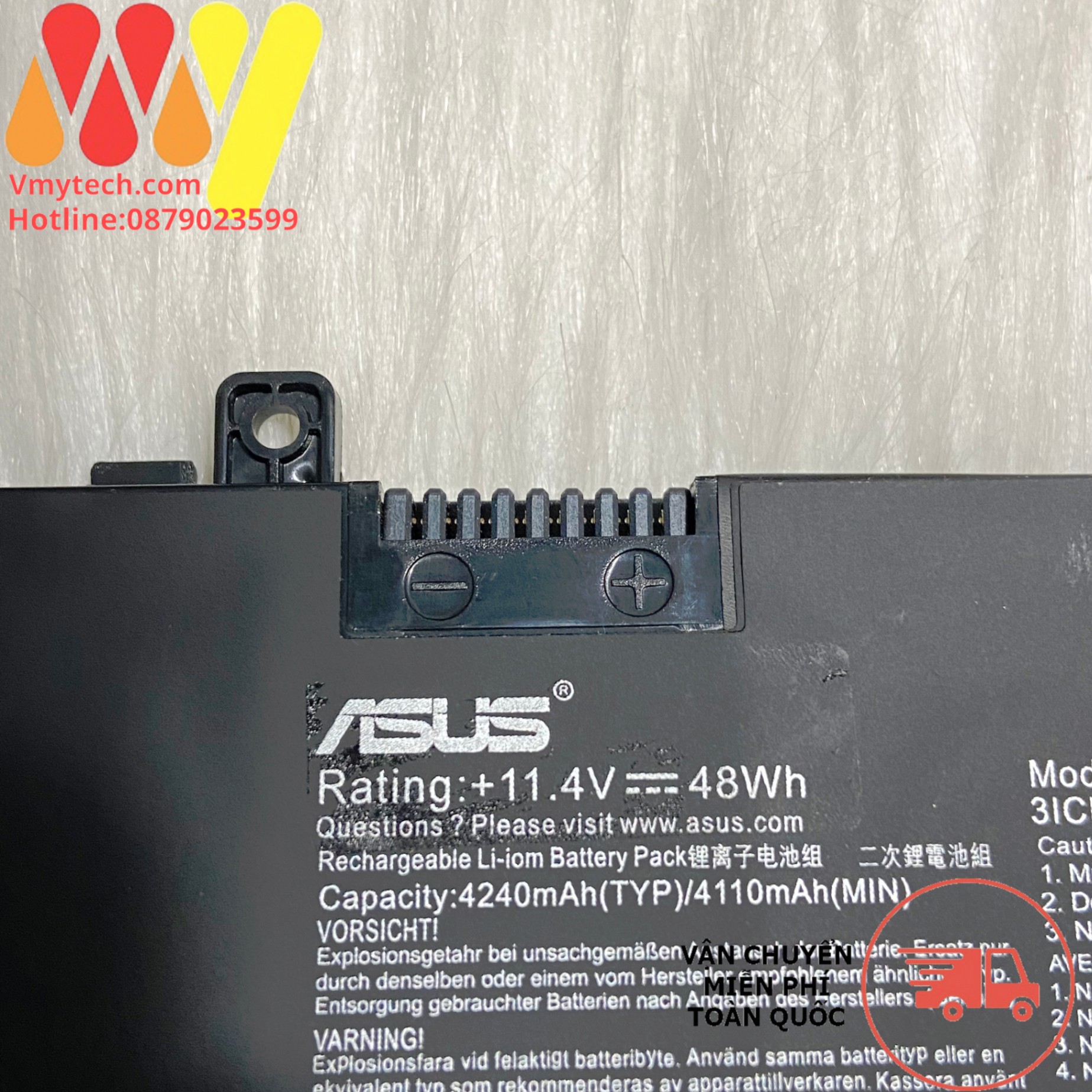 Pin laptop ASUS ZenBook B31N1535 UX310 UX310UA UX310UQ UX410U UX410UA UX410UQ UX410 48Wh