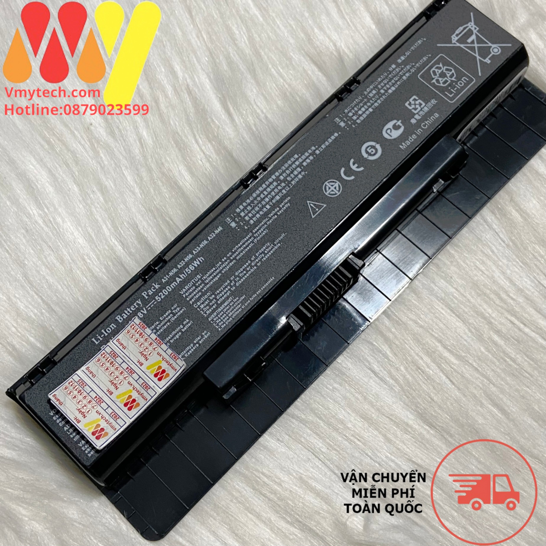 Pin laptop asus G56 G56J G56JR R503C B53V B53A