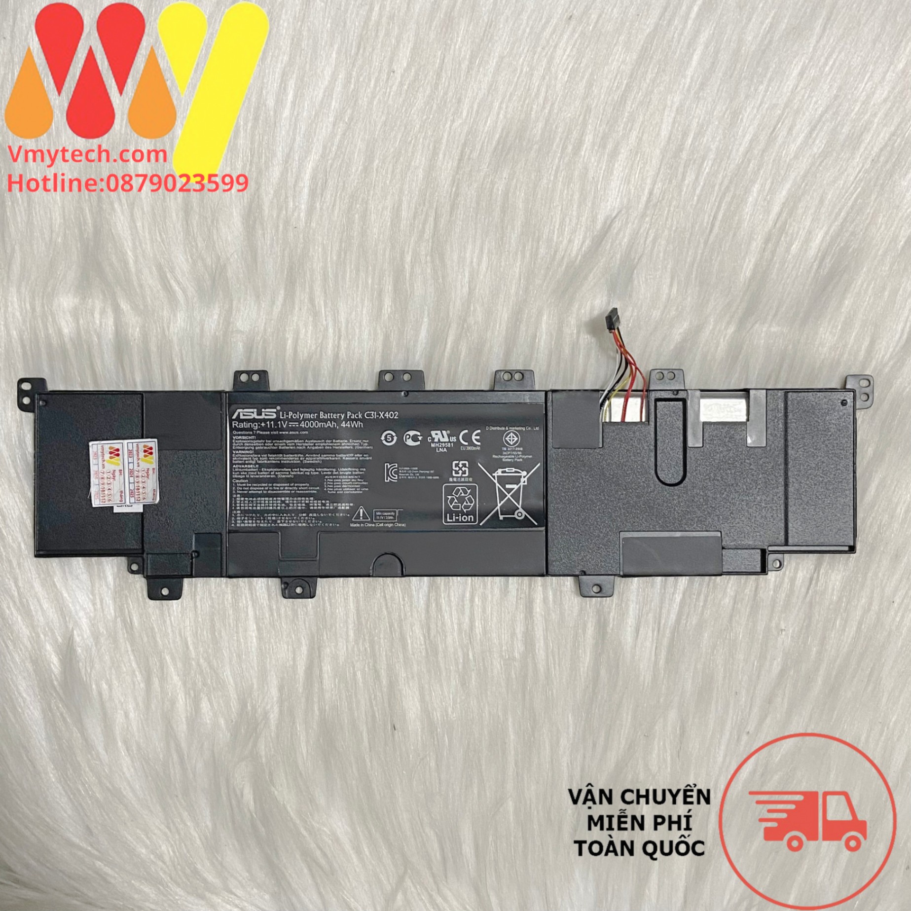 Pin Laptop Asus X500, X500C, S500 X502C F502C X502CA
