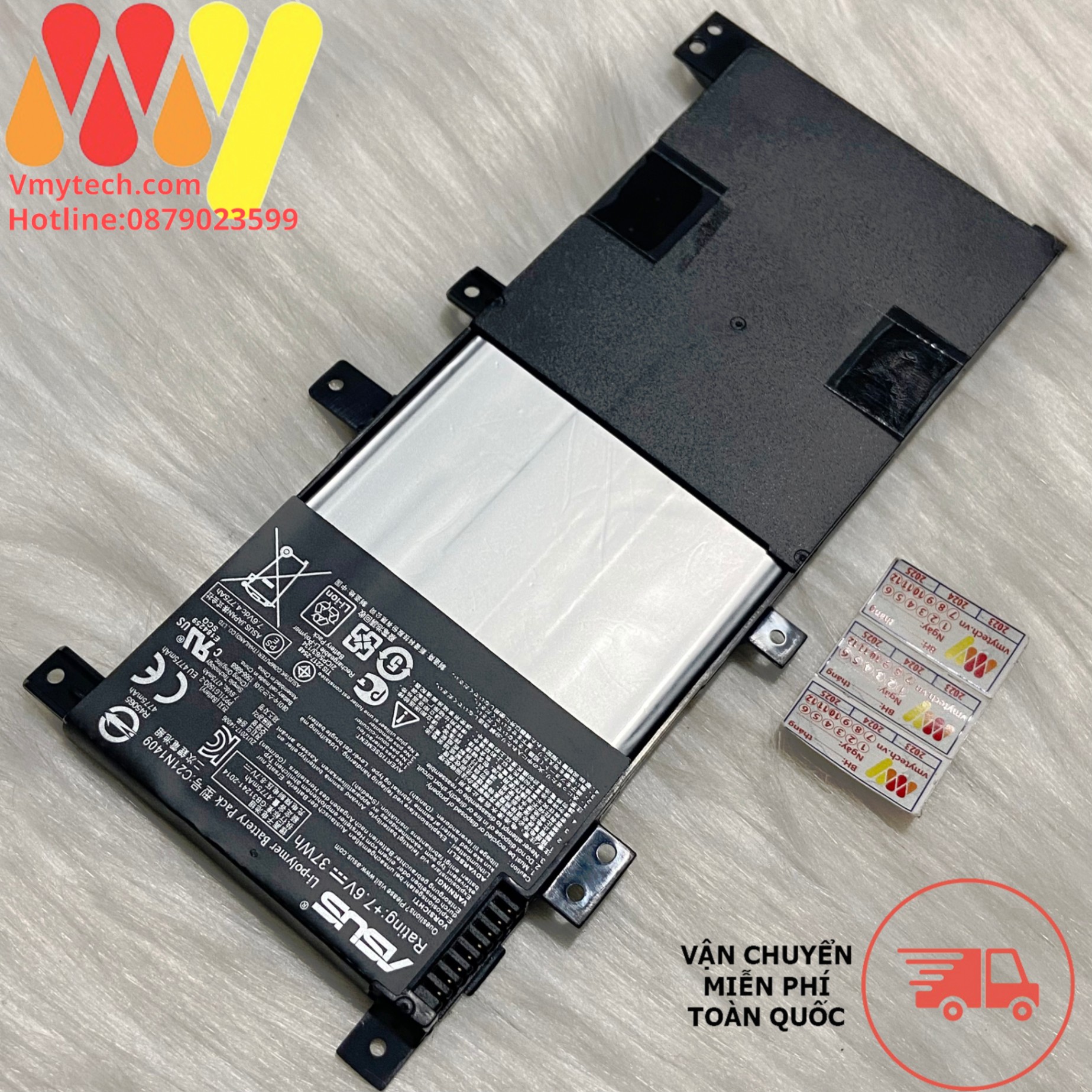 Pin laptop Asus A556 A556U X556 X556U K556 C21N1509 zin