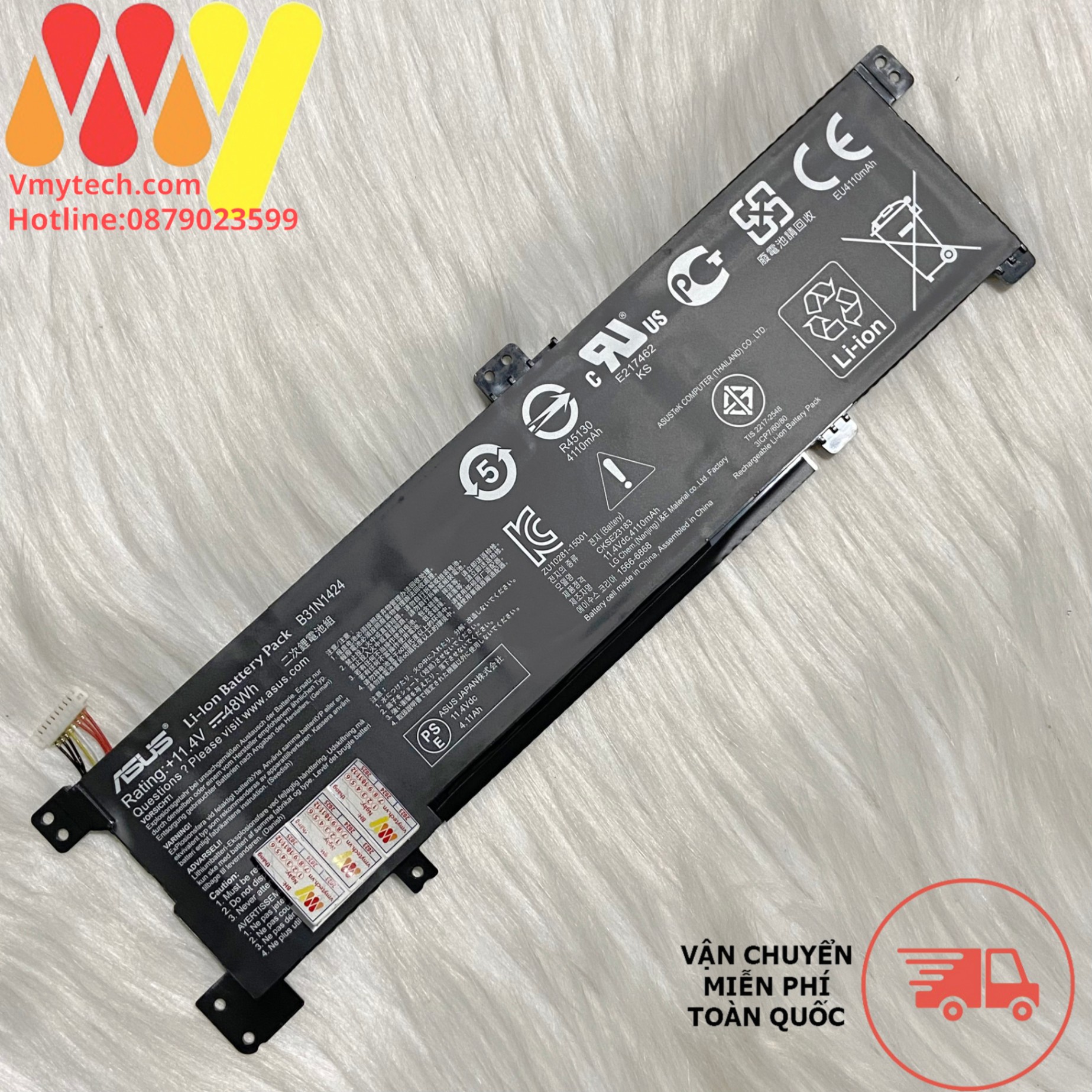 Pin Laptop ASUS K401L A401L K401LB K401LB5010 K401LB5200 A400U K401U K401UB K401LB - B31N1424
