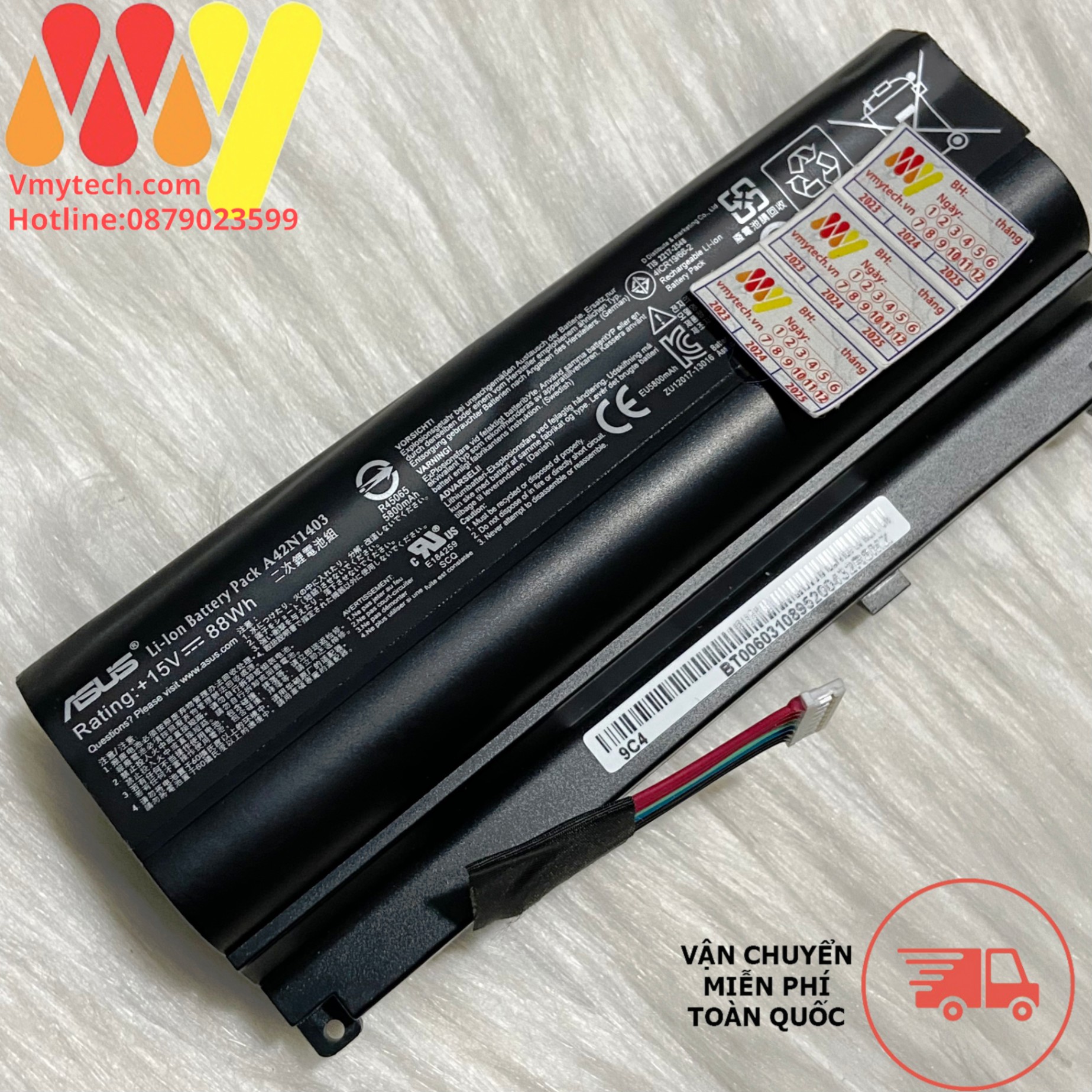 Pin laptop Asus A42N1403 - GFX71JY GFX71JY4710 G751 G751J G751JT G751JY G751JL G751JM