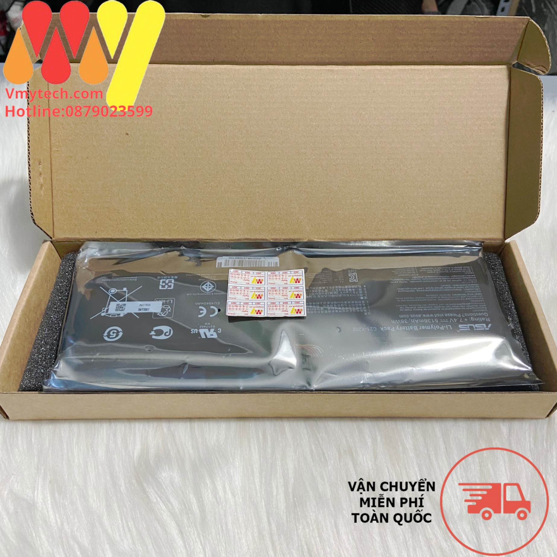 Pin laptop Asus Vivobook X202 X201E X202E S200 S200E Q200 - C21-X202
