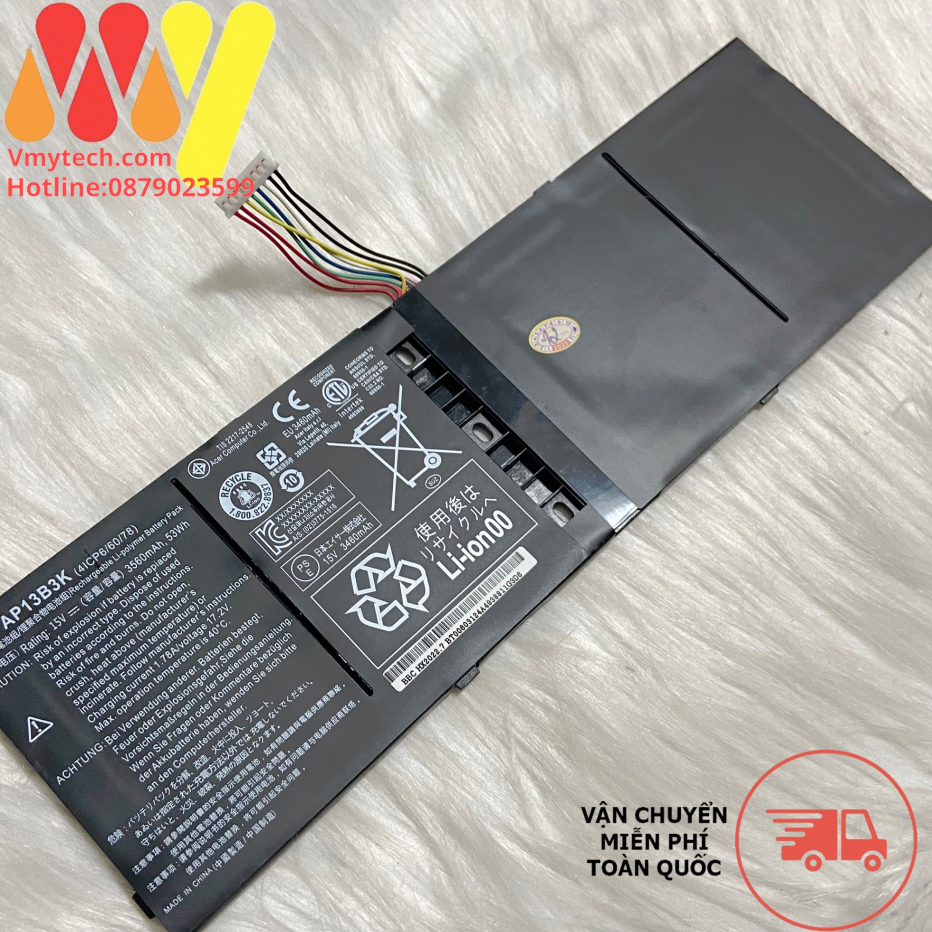 Pin laptop Acer Aspire M5-583 V5-472 V5-473 V5-552 V5-572 V5-573 AP13B8K AP13B3K Zin