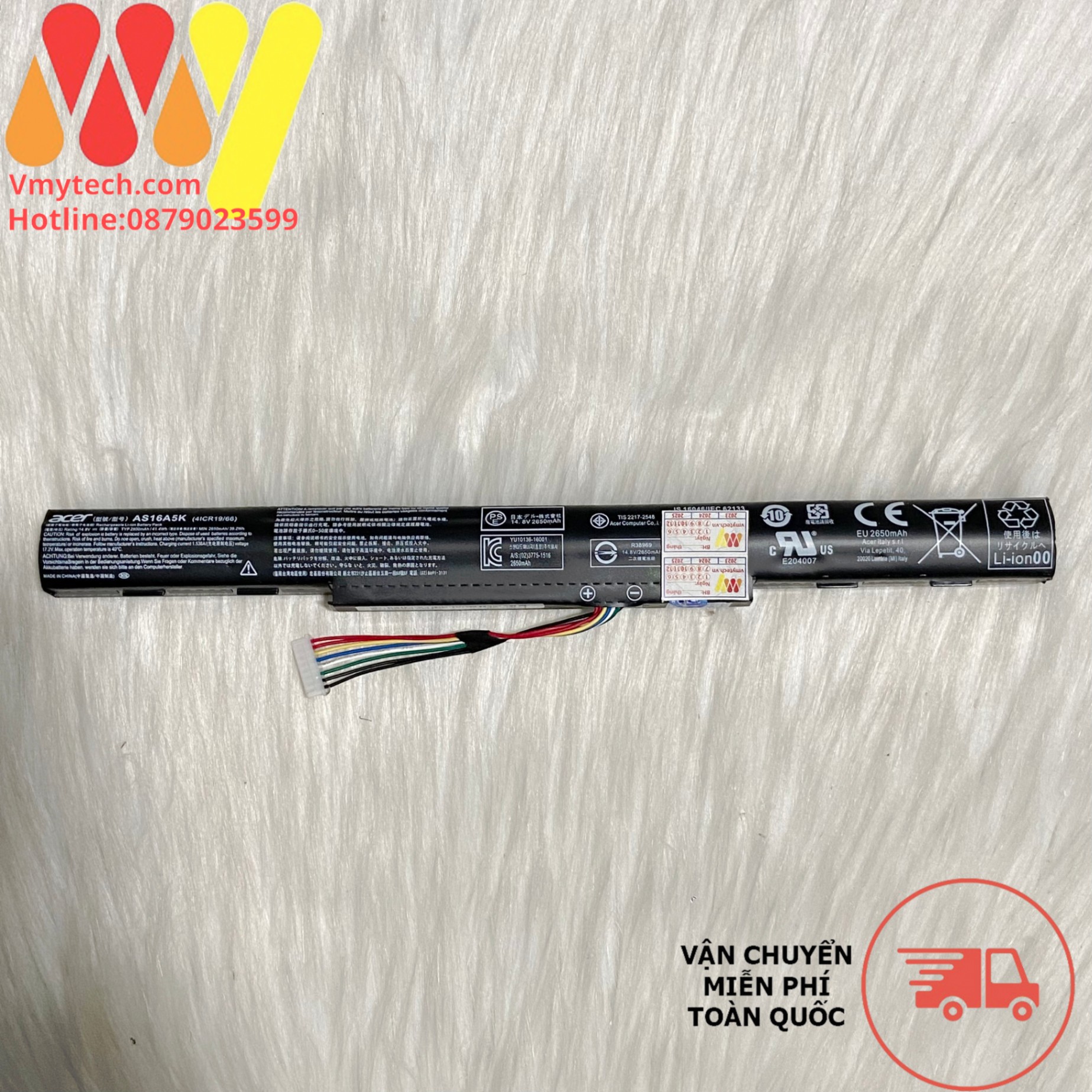 Pin Laptop Acer E5-575G-53B8 E5-575G-53VG E5-575G-54TU E5-575G-54XH E5-575G-55NS E5-575G-55S7 E5-575G-56ED ZIN